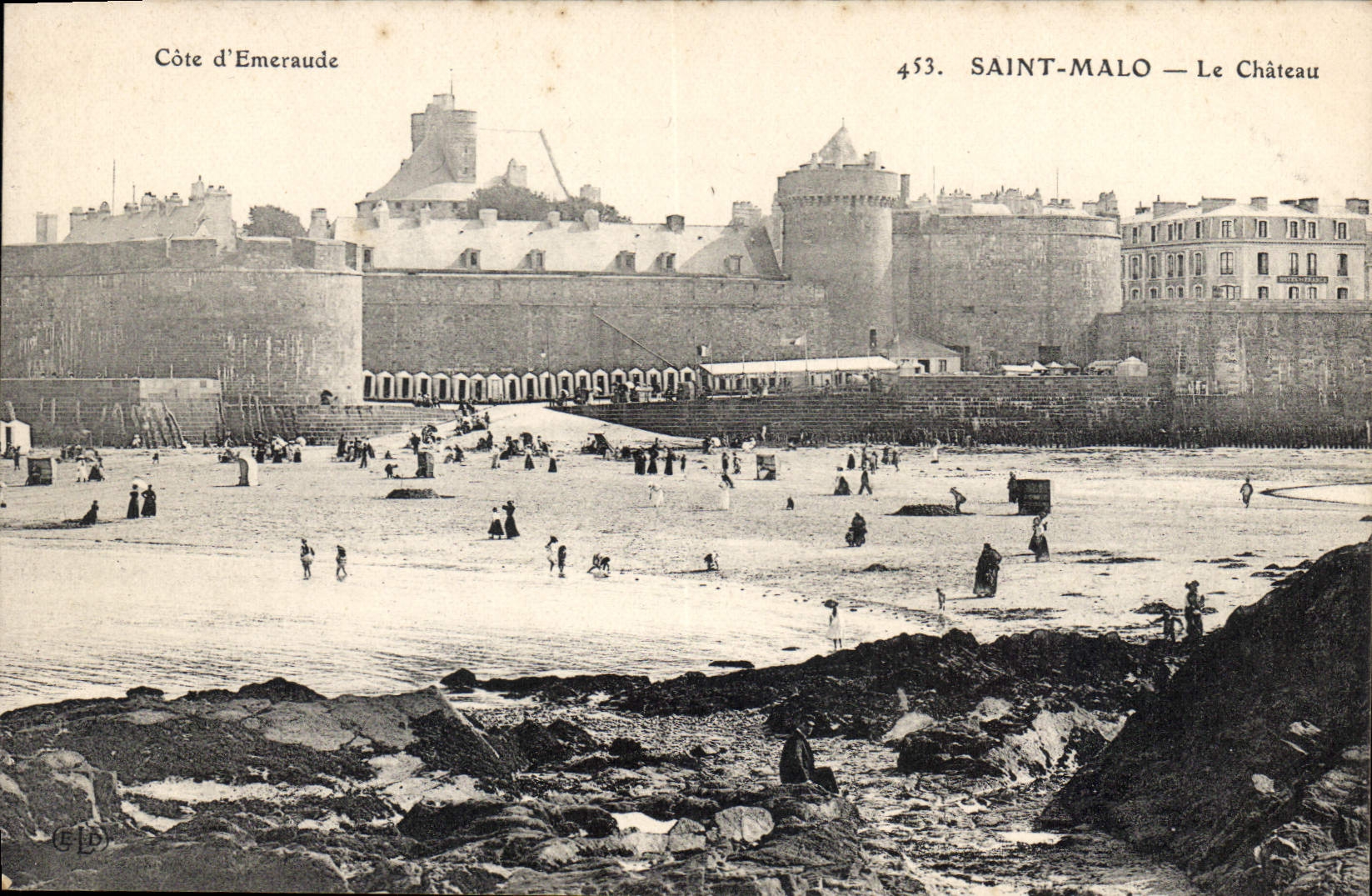 CPA Cote d'Emeraude Saint Malo Le Chateau