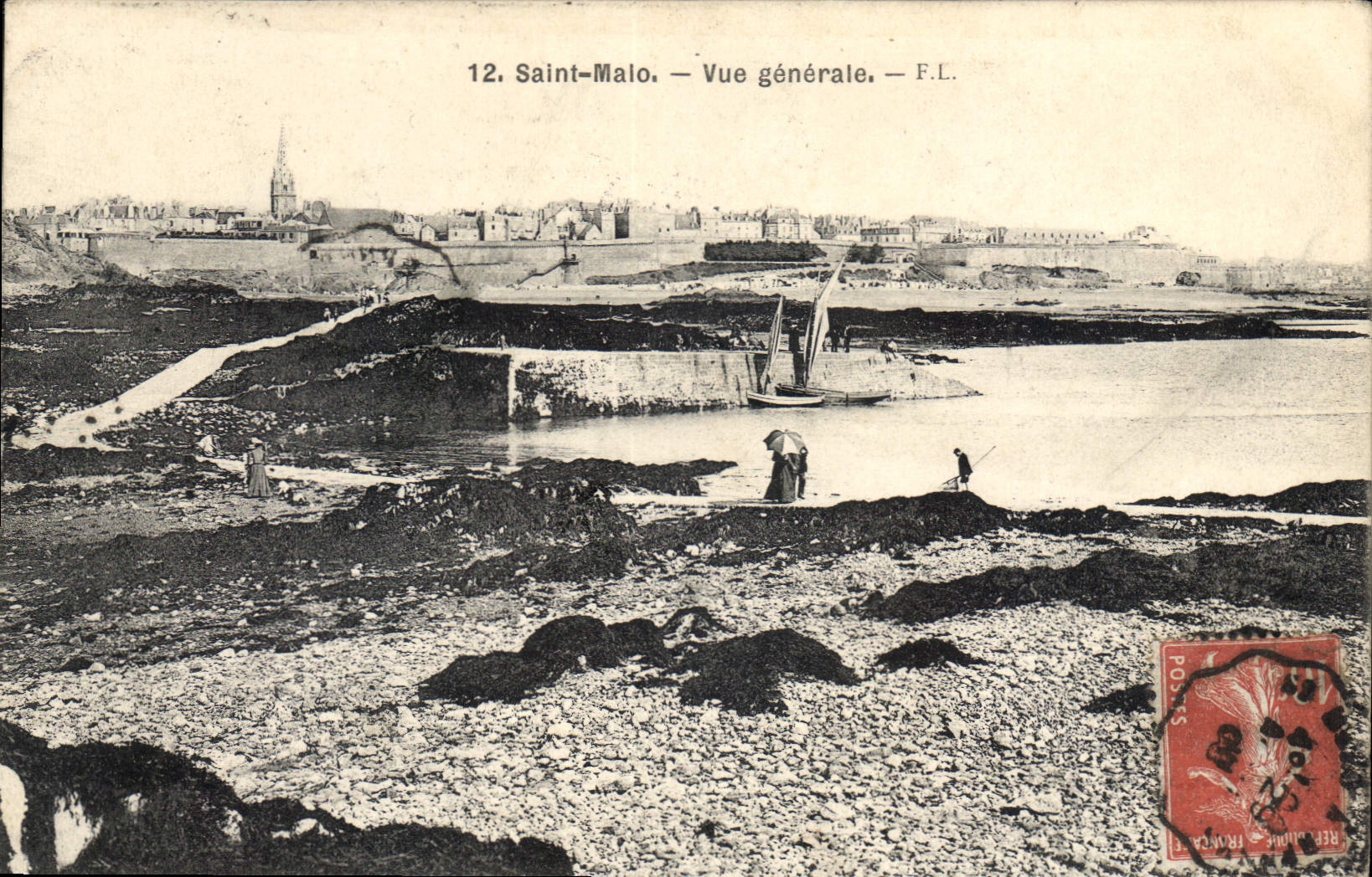 CPA Saint Malo Vue Generale 