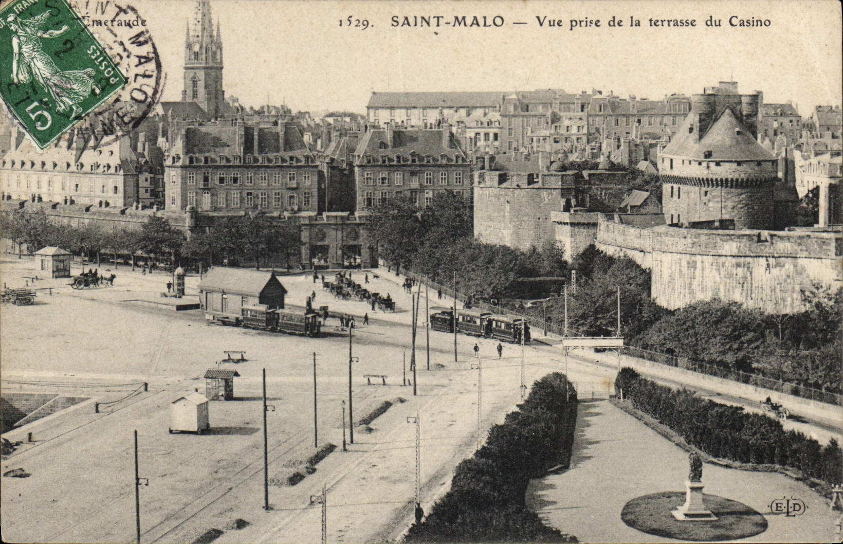 CPA Saint Malo Vue Prise de la Terrasse du Casino