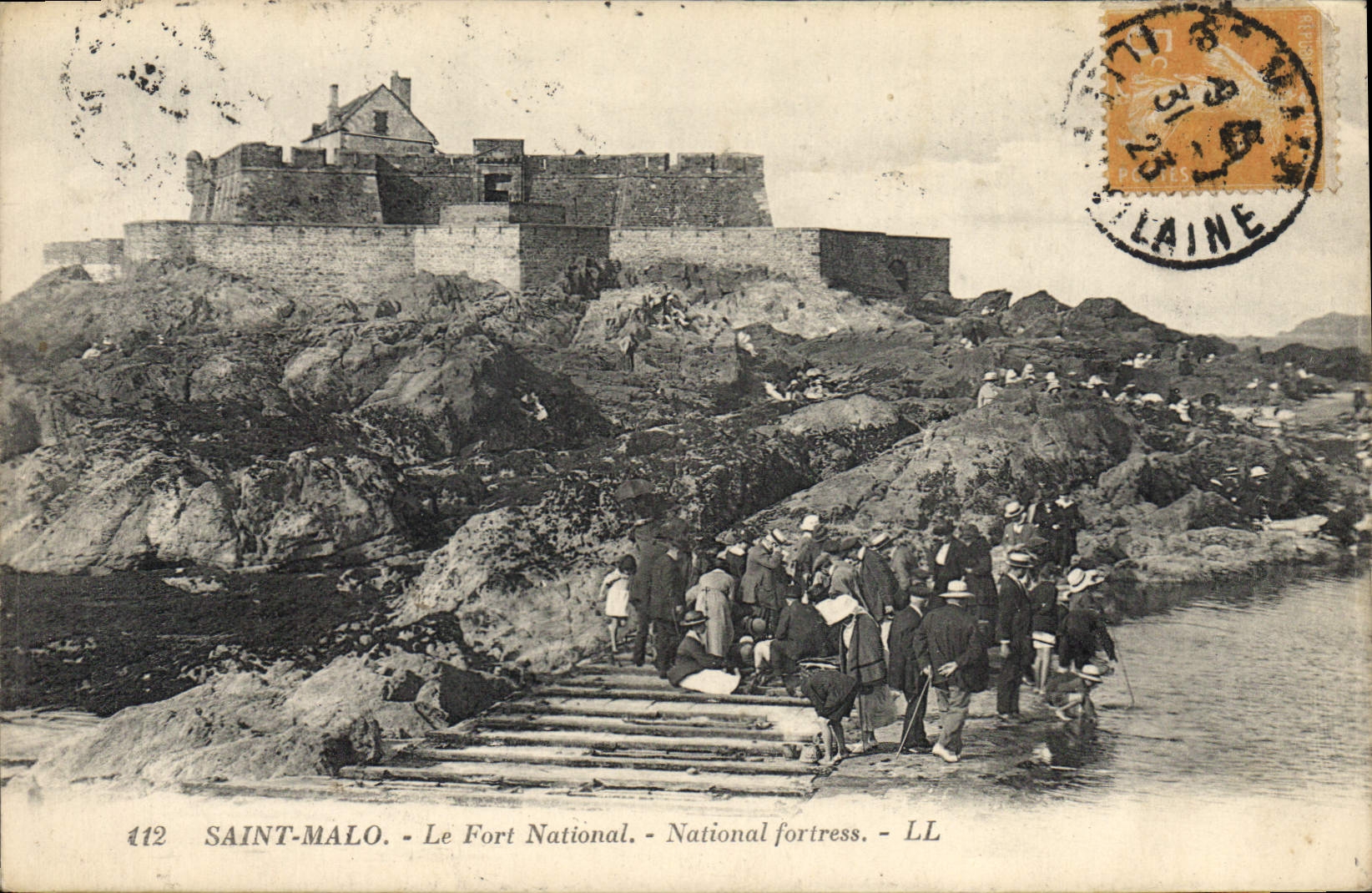 CPA Saint Malo Le Fort National National Fortress 