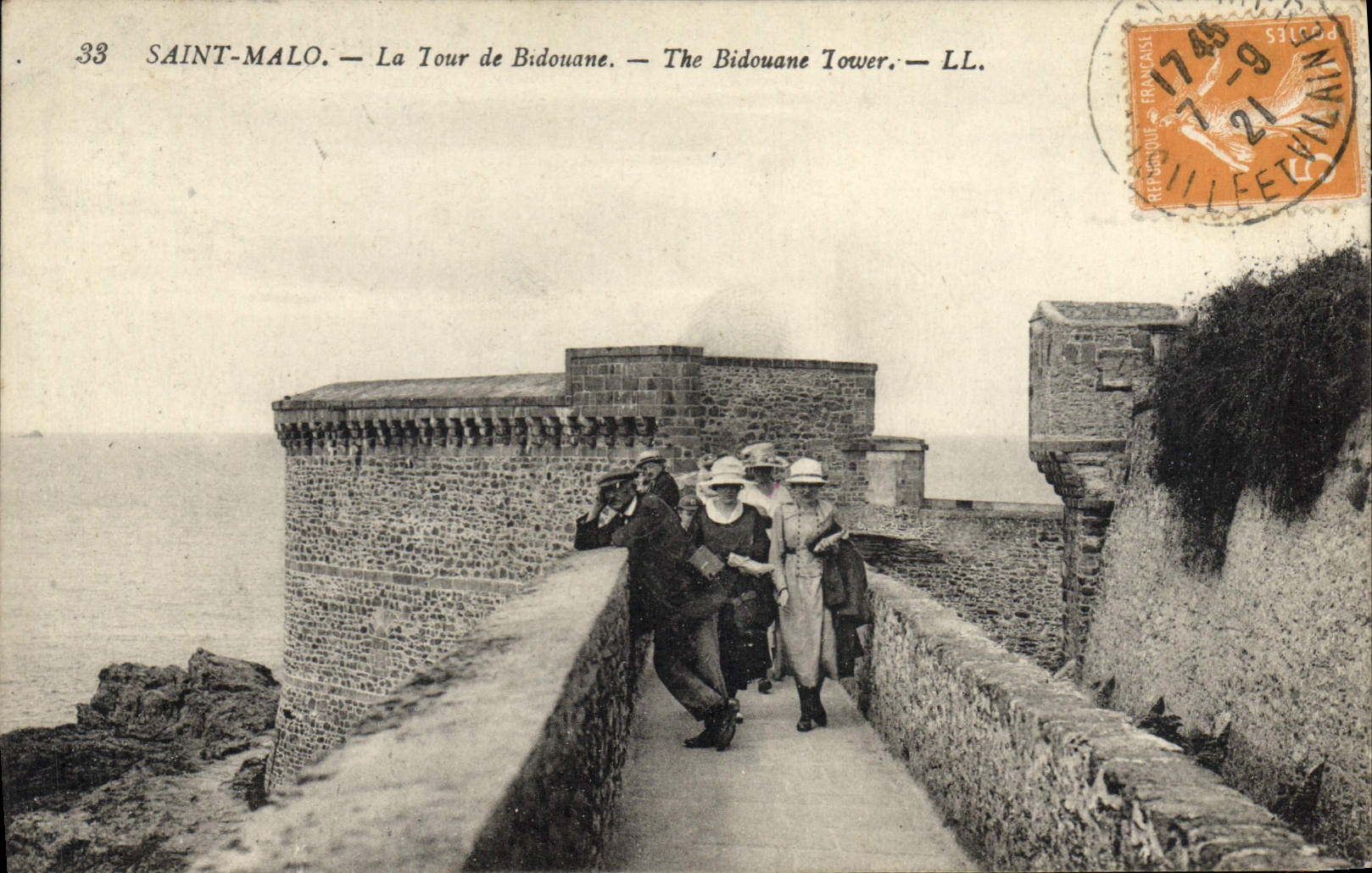 CPA Saint Malo La Tour de Bidouane The Bidouane Tower 