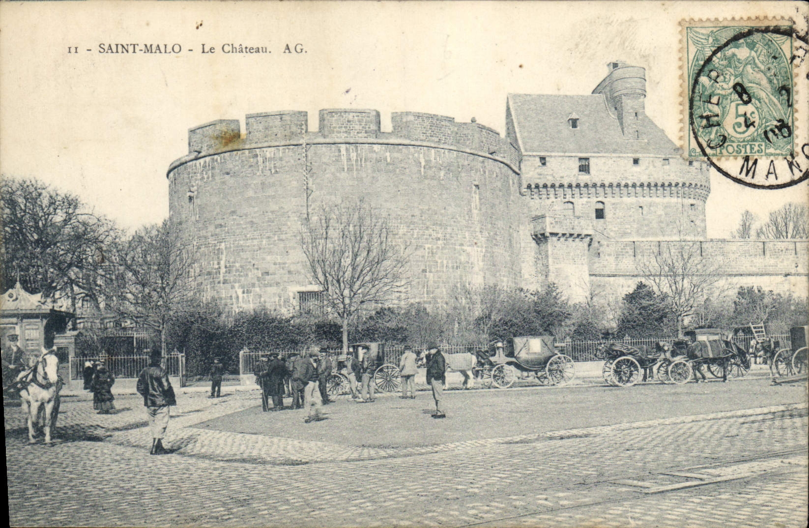 CPA Saint Malo Le Chateau AG 