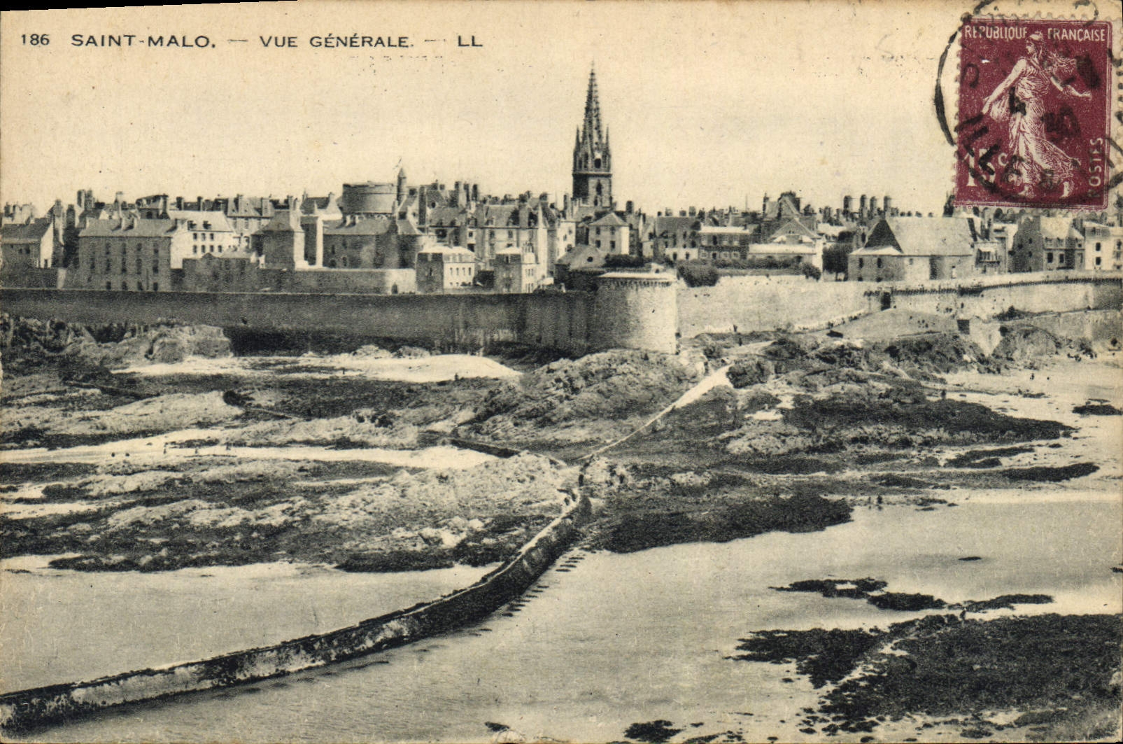 CPA Saint Malo Vue Generale 