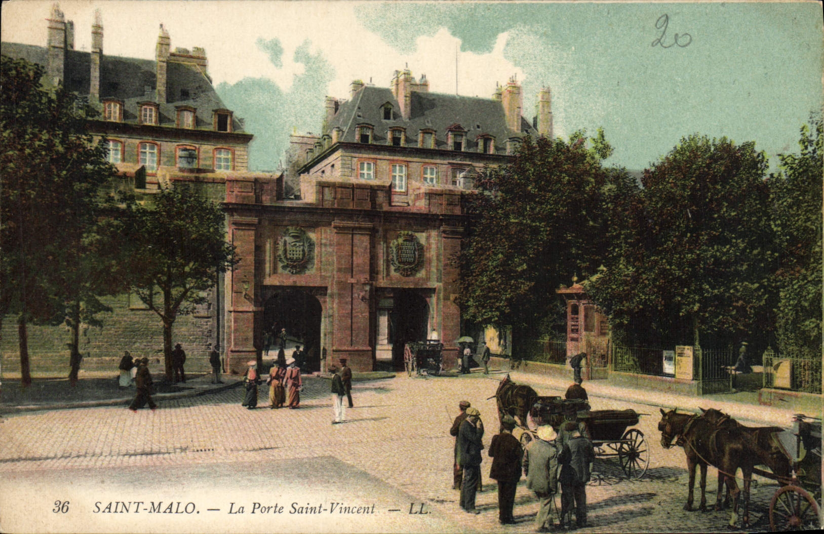 CPA Saint Malo La Porte Saint Vincent 