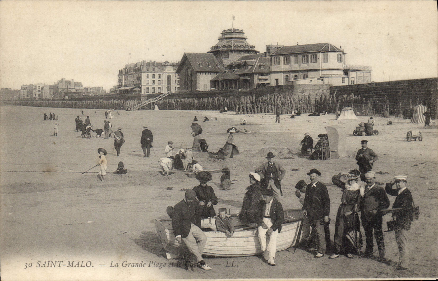 CPA Saint Malo La Grande Plage 