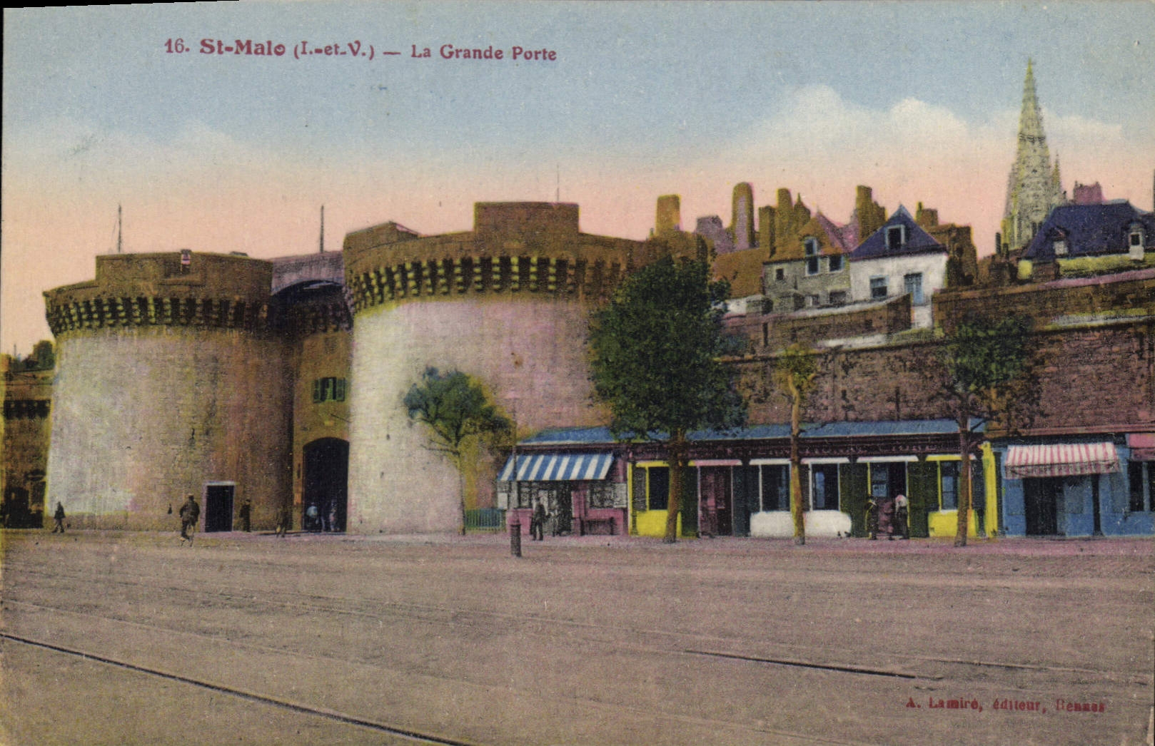 CPA St Malo L et V La Grande Porte 