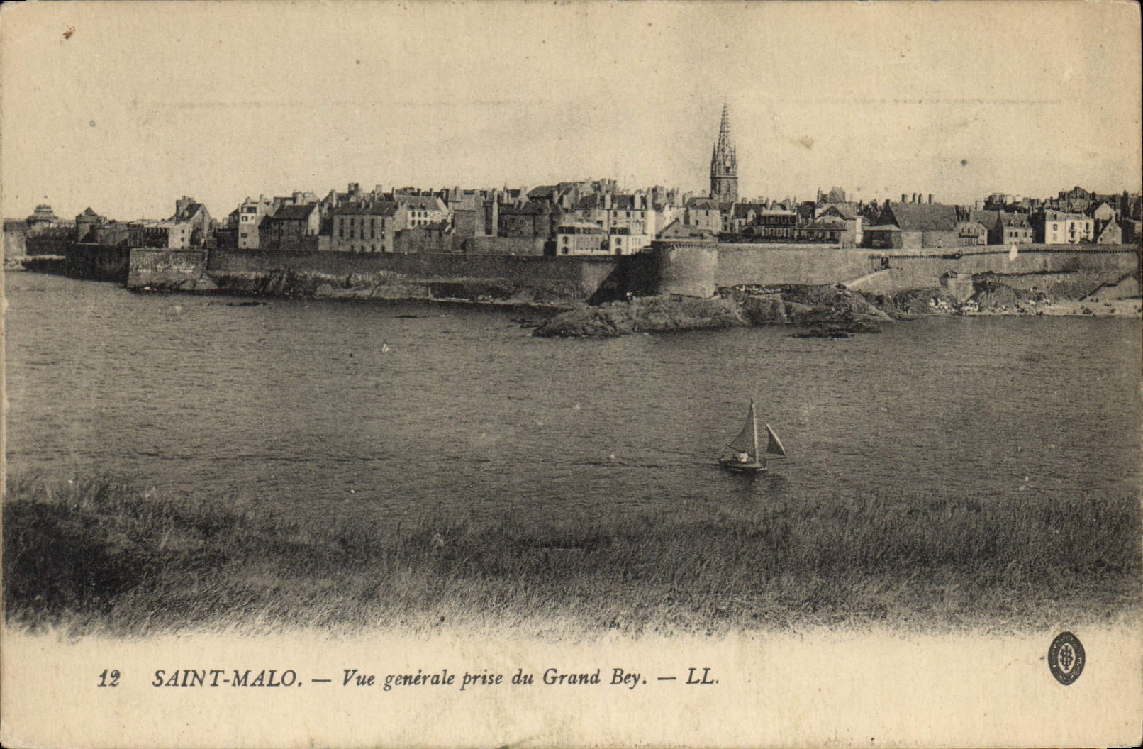 CPA Saint Malo Vue Generale Prise du Grand Bey 