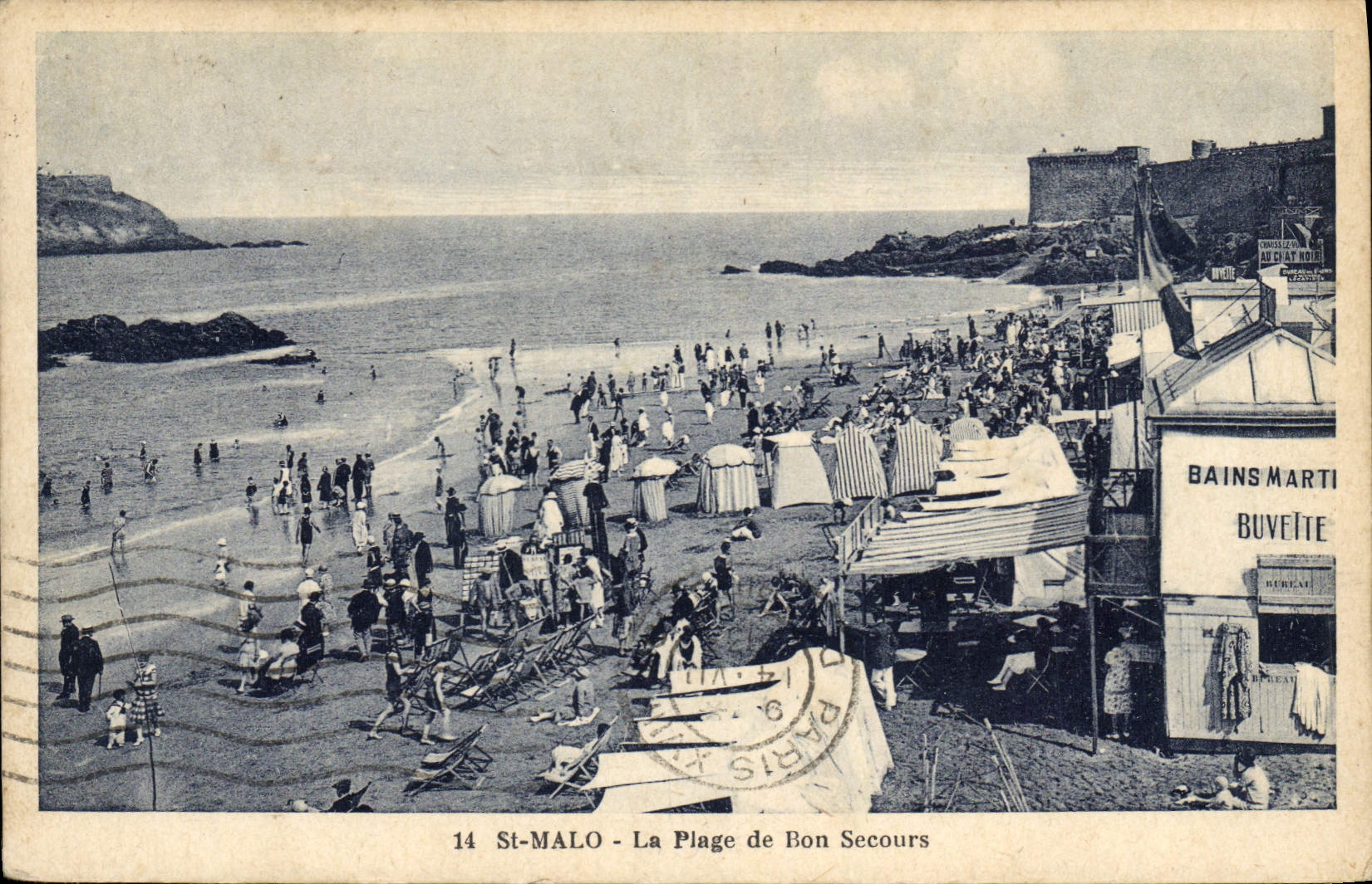 CPA St Malo La Plage de Bon Secours 