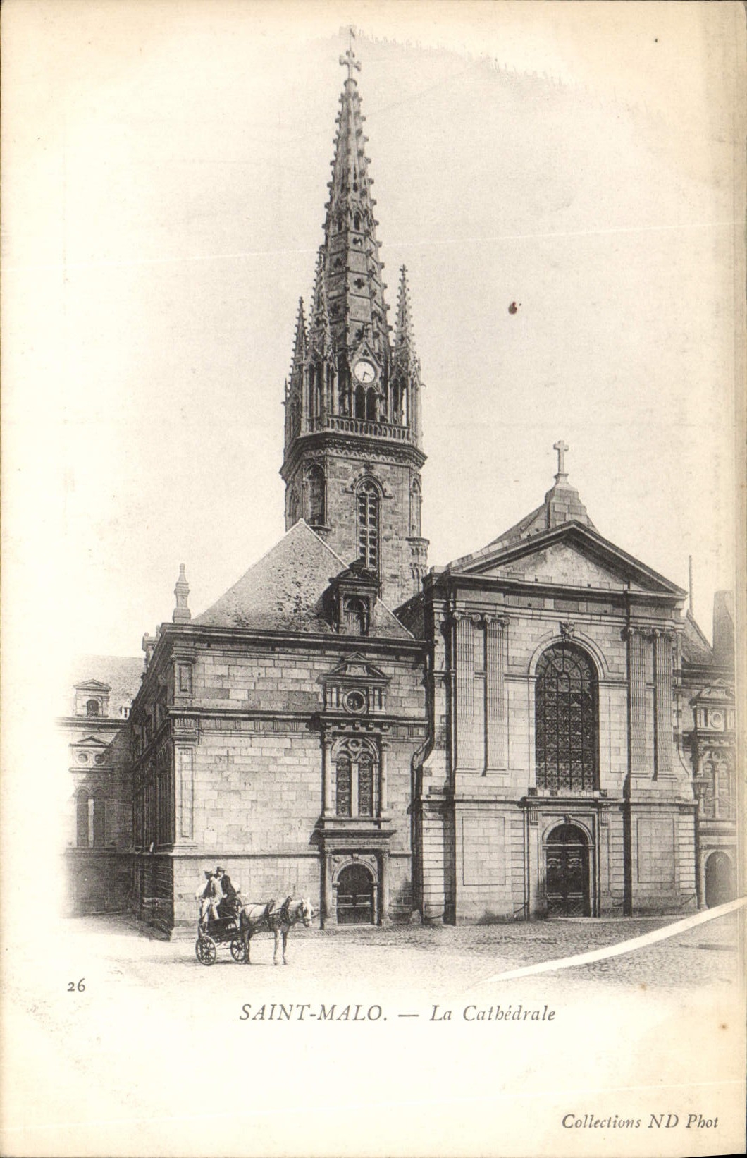 CPA Saint Malo La Cathedrale 