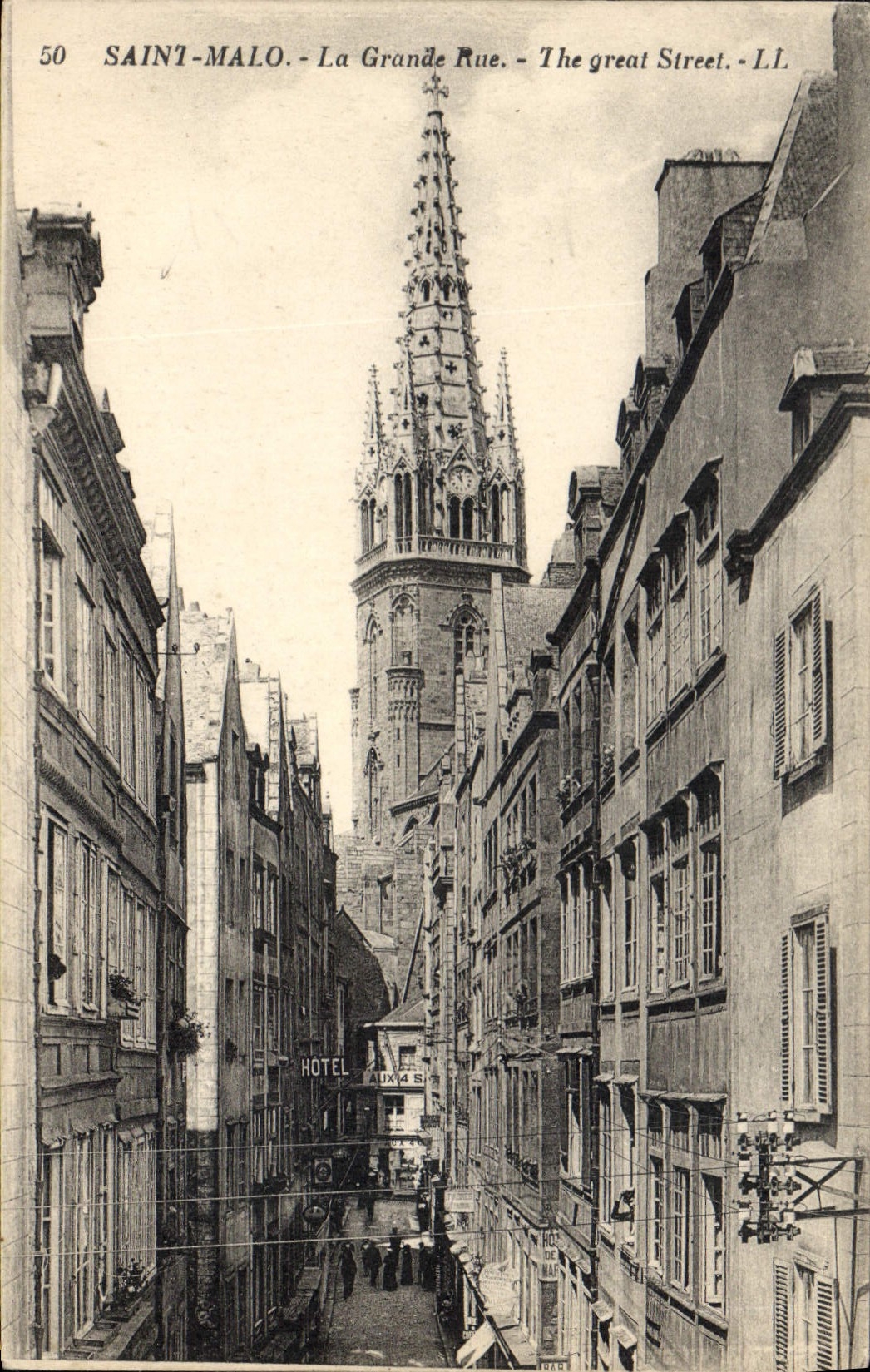 CPA Saint Malo La Grande Rue 