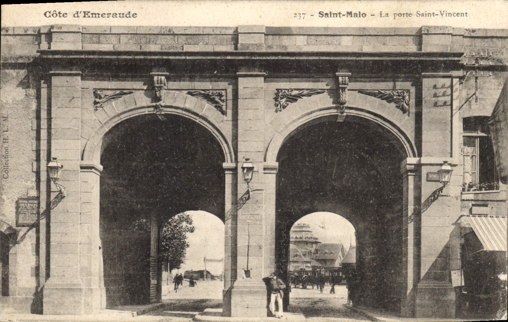 CPA Cote d'Emeraude Saint Malo La Porte Saint Vincent 