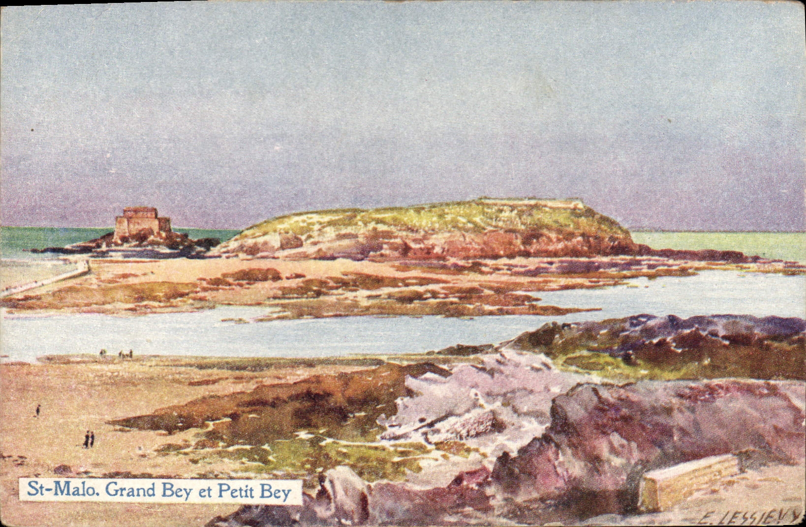 CPA Saint Malo Grand Bey et Petit Bey 