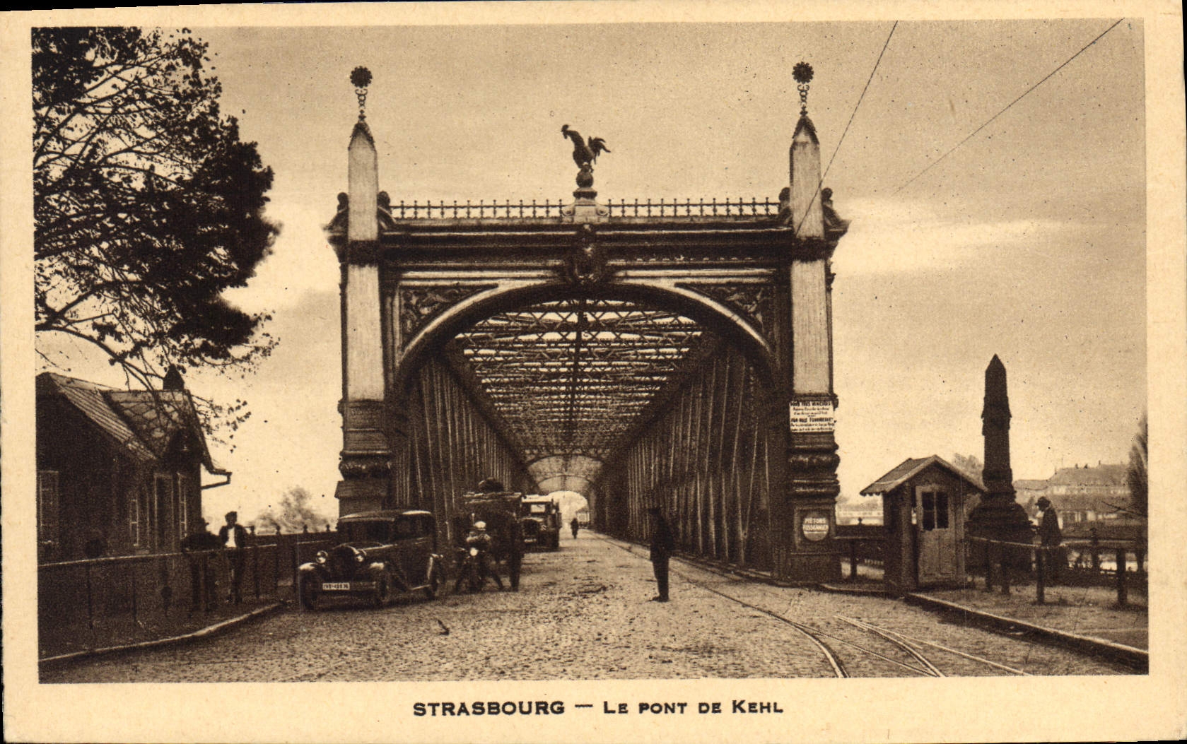 CPA Strasbourg Le Pont de Kehl 