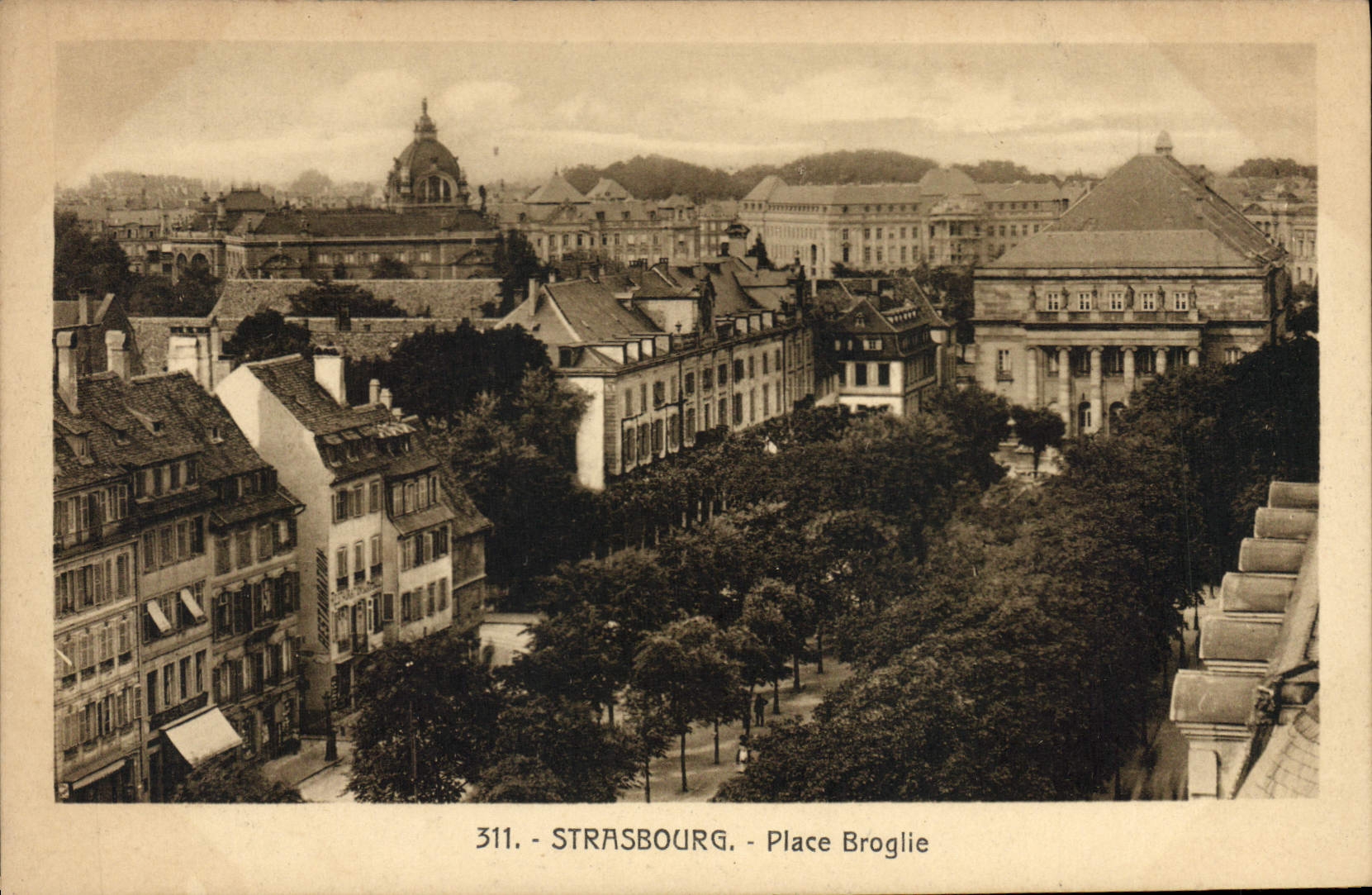 CPA Strasbourg Place Broglie 