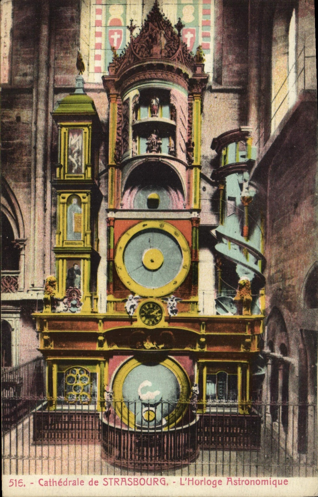 CPA Cathedrale de Strasbourg L'Horloge Astronomique 