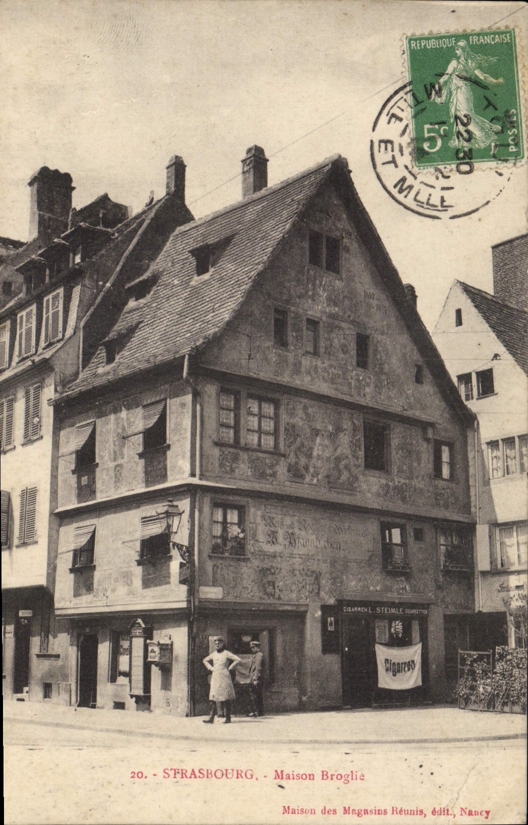 CPA Strasbourg Maison Broglie 