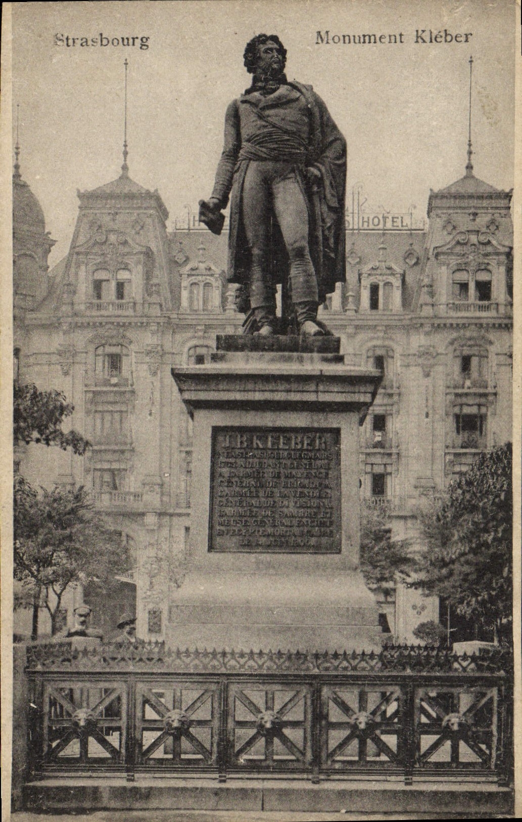 CPA Strasbourg Monument Kieber 