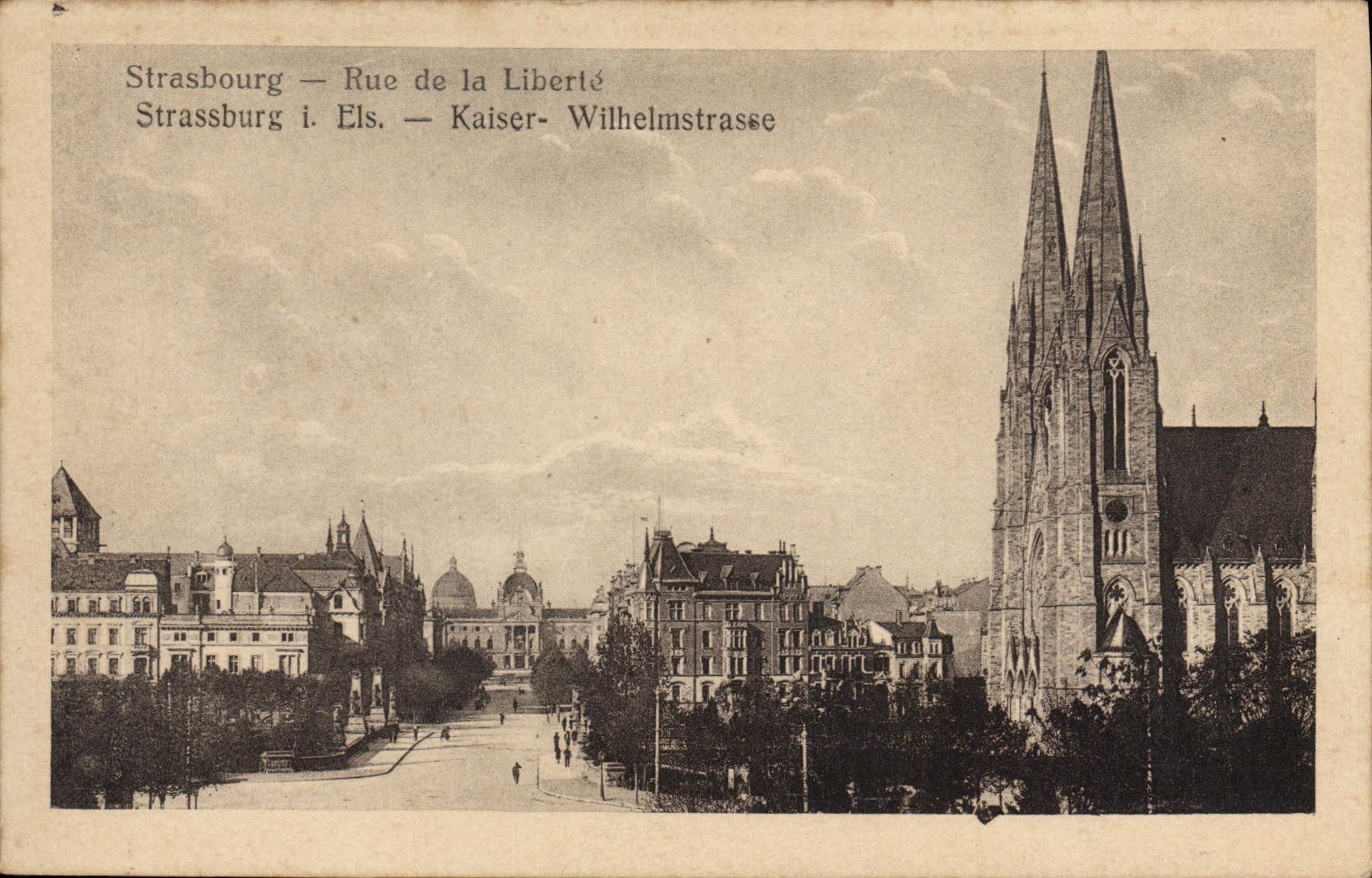 CPA Strasbourg Rue de la Liberte 