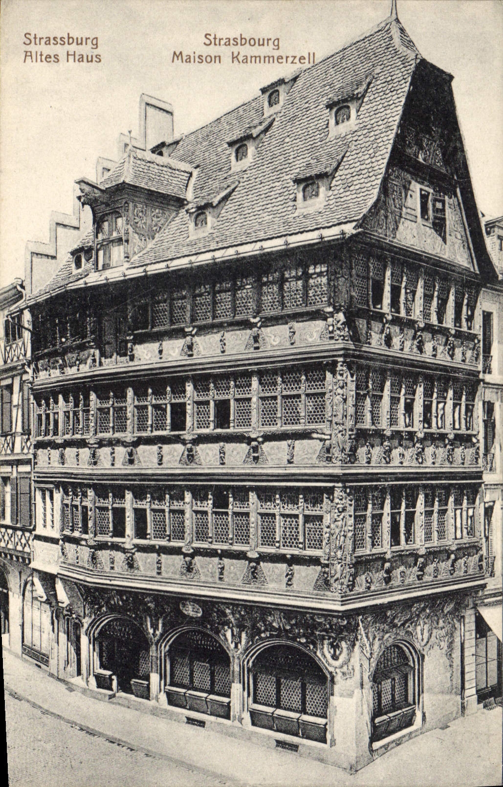 CPA Strasbourg Maison Kammerzell 