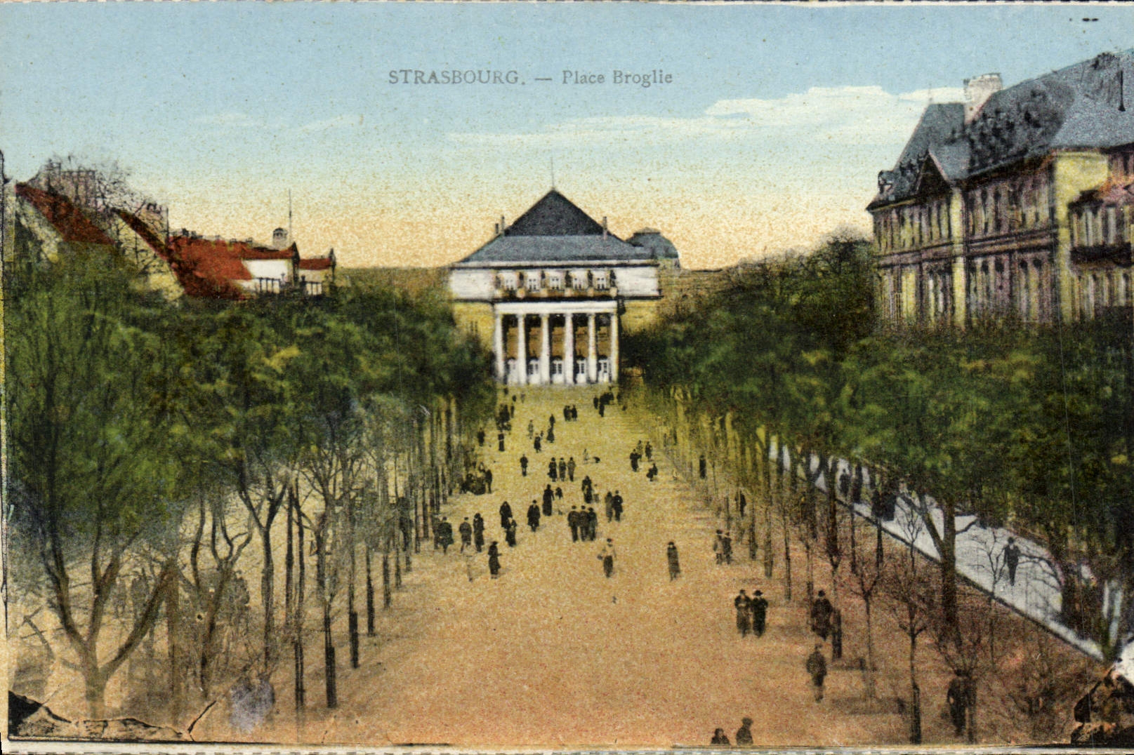 CPA Strasbourg Place Broglie 