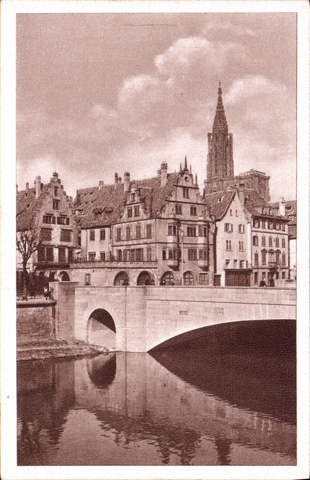 CPA Strasbourg Pont St Nicholas 