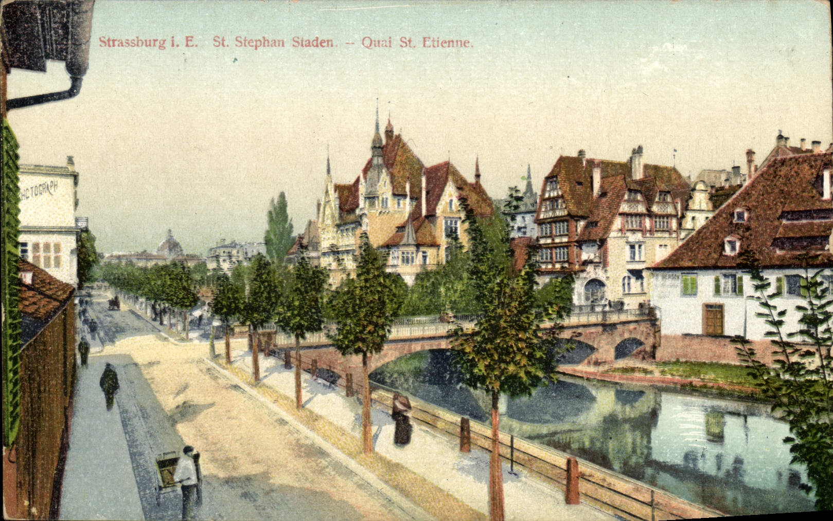 CPA Strassburg St Stephen Staden St Etienne 