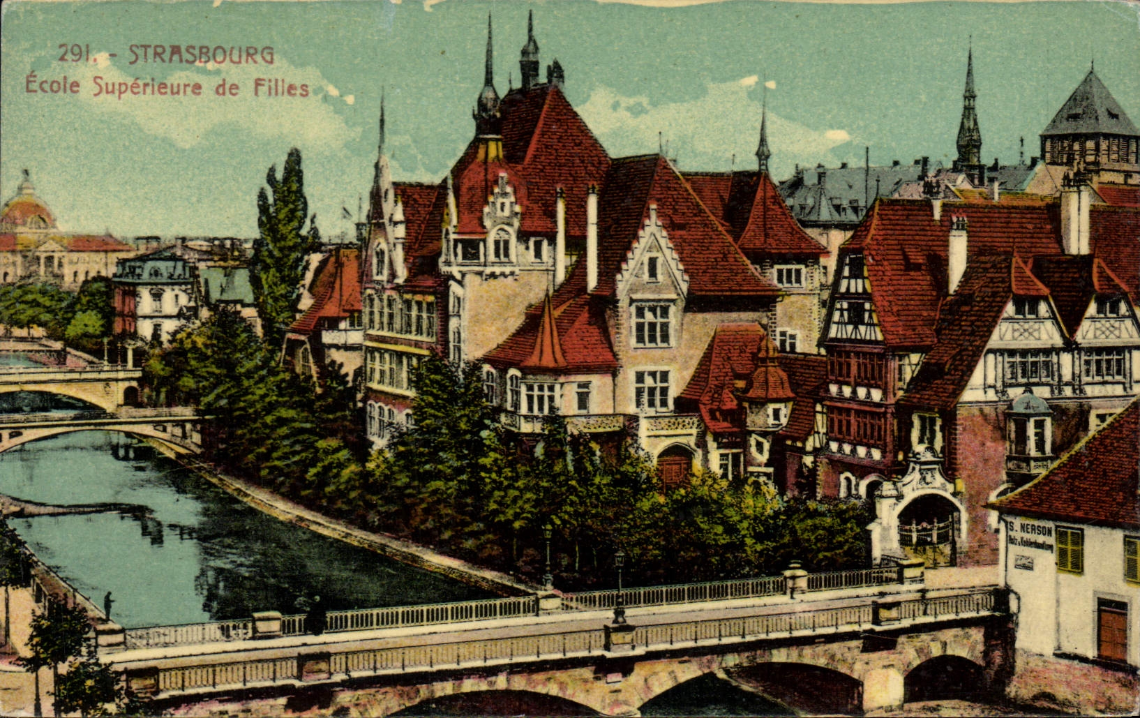 CPA Strasbourg Ecole Superieure de Filles 