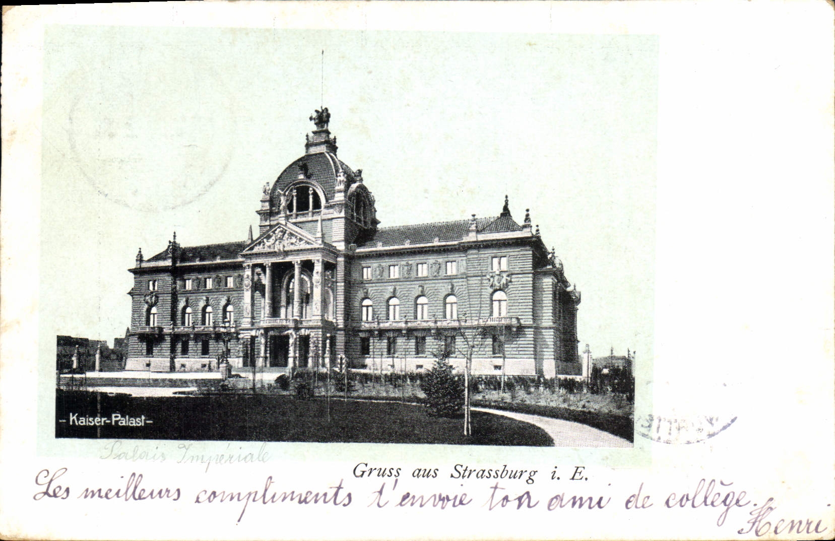 CPA Gruss aus Strassburg 