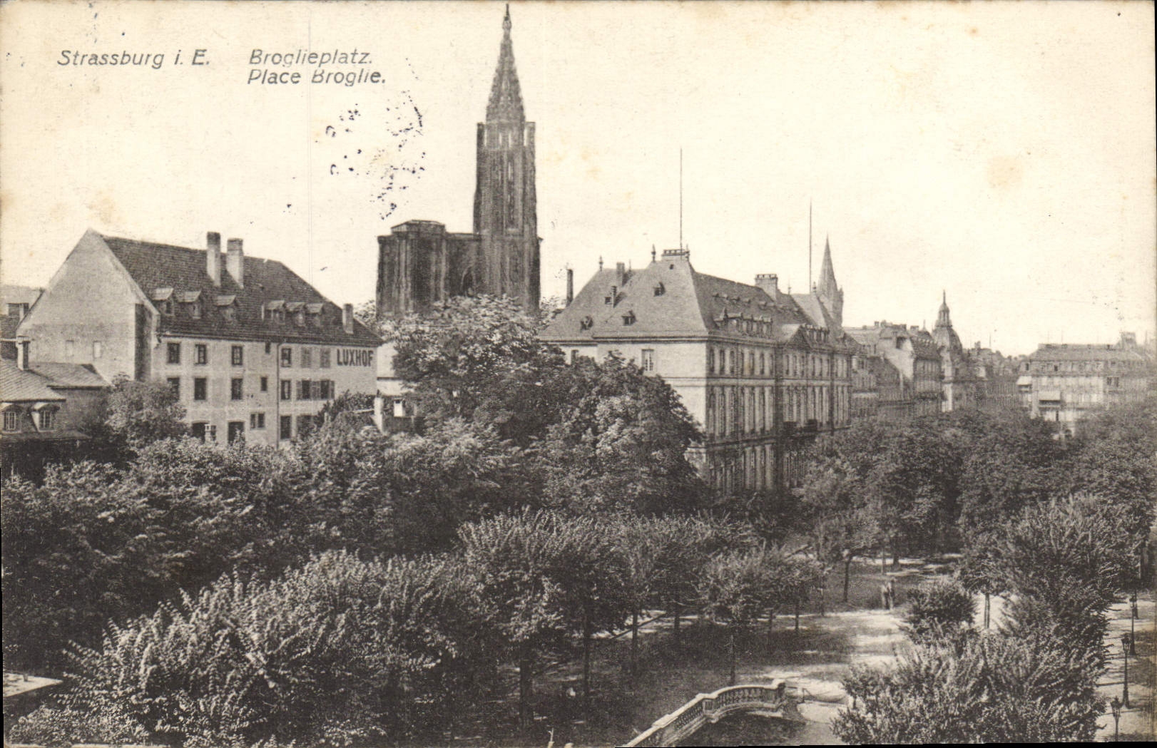 CPA Strassburg Broglieplatz 