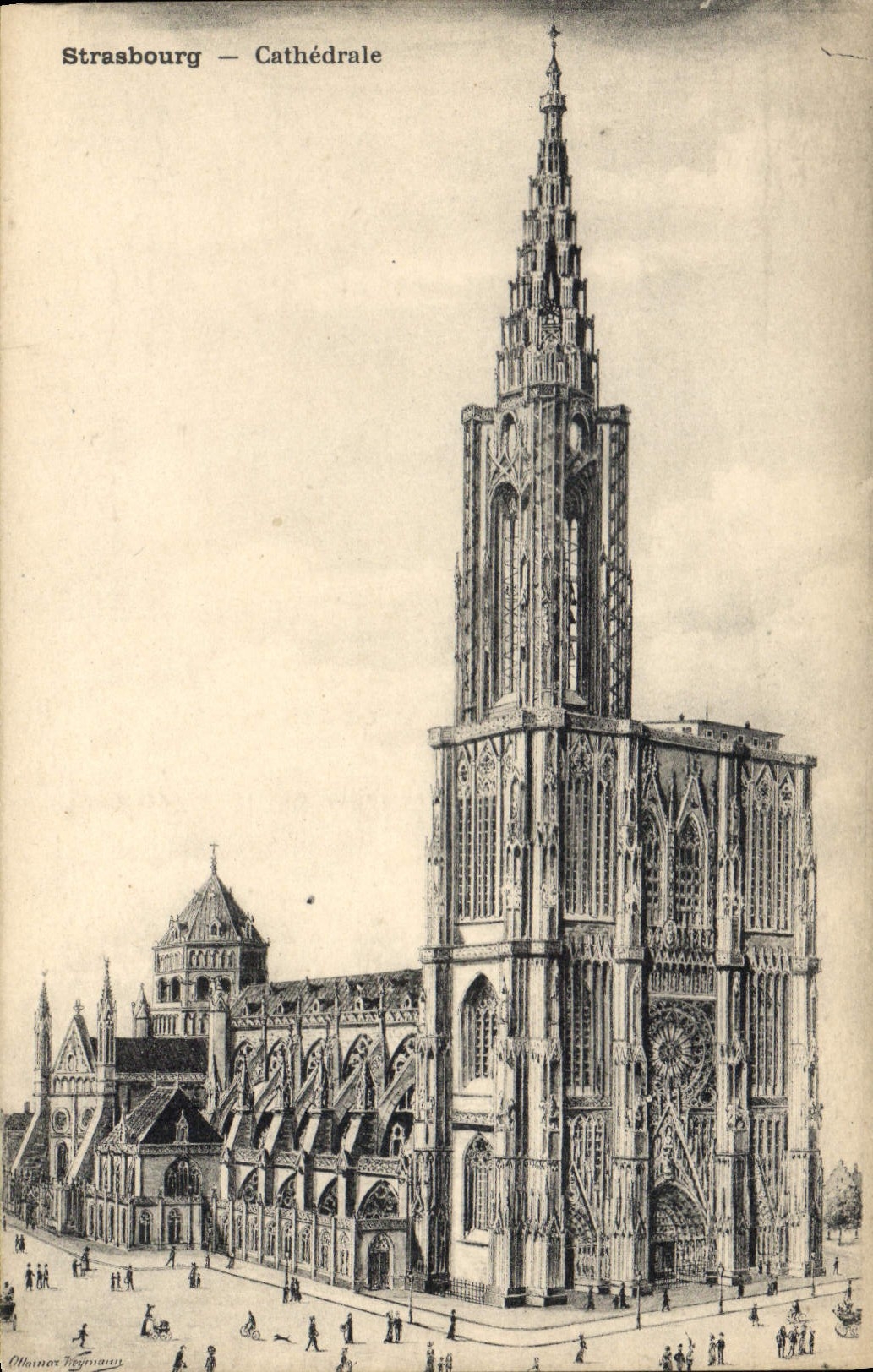 CPA Strasbourg Cathedrale 