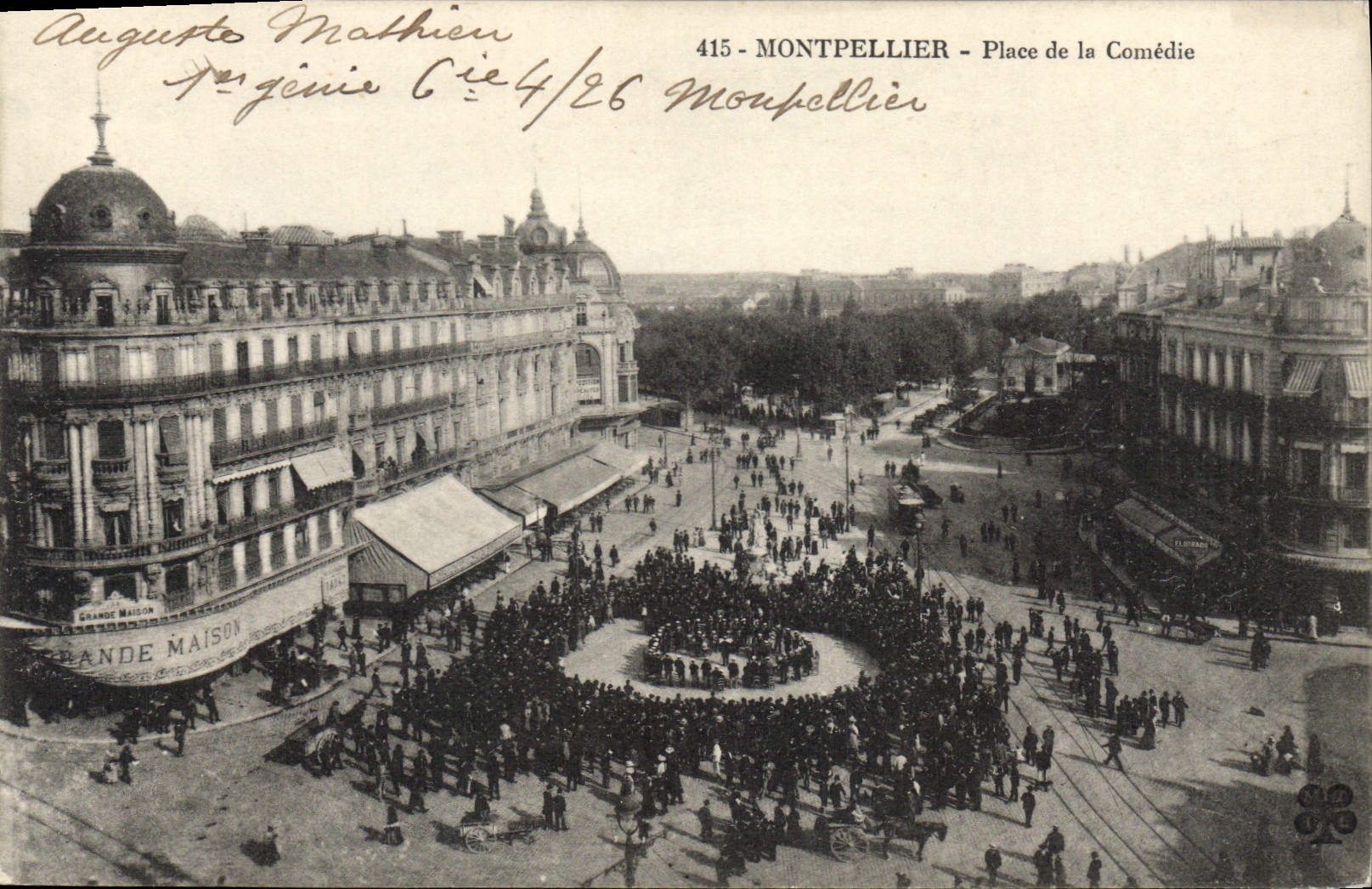 CPA Montpellier Place de la Comedie 