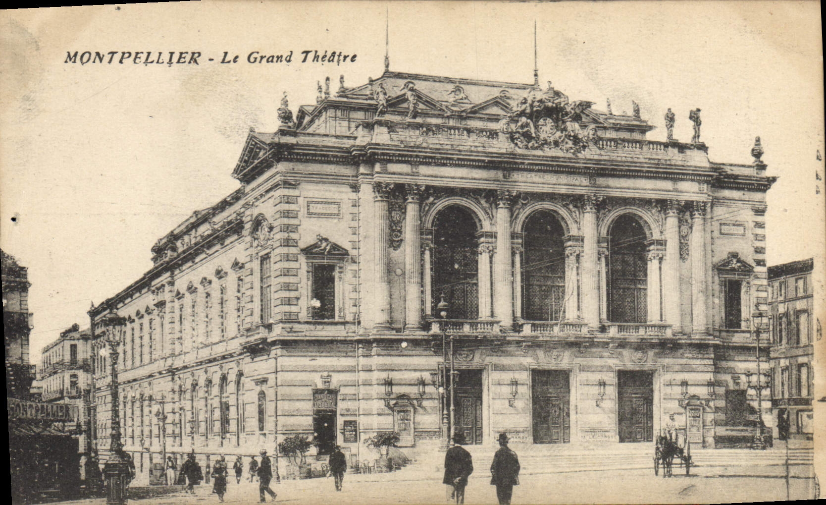 CPA Montpellier Le Grand Theatre 