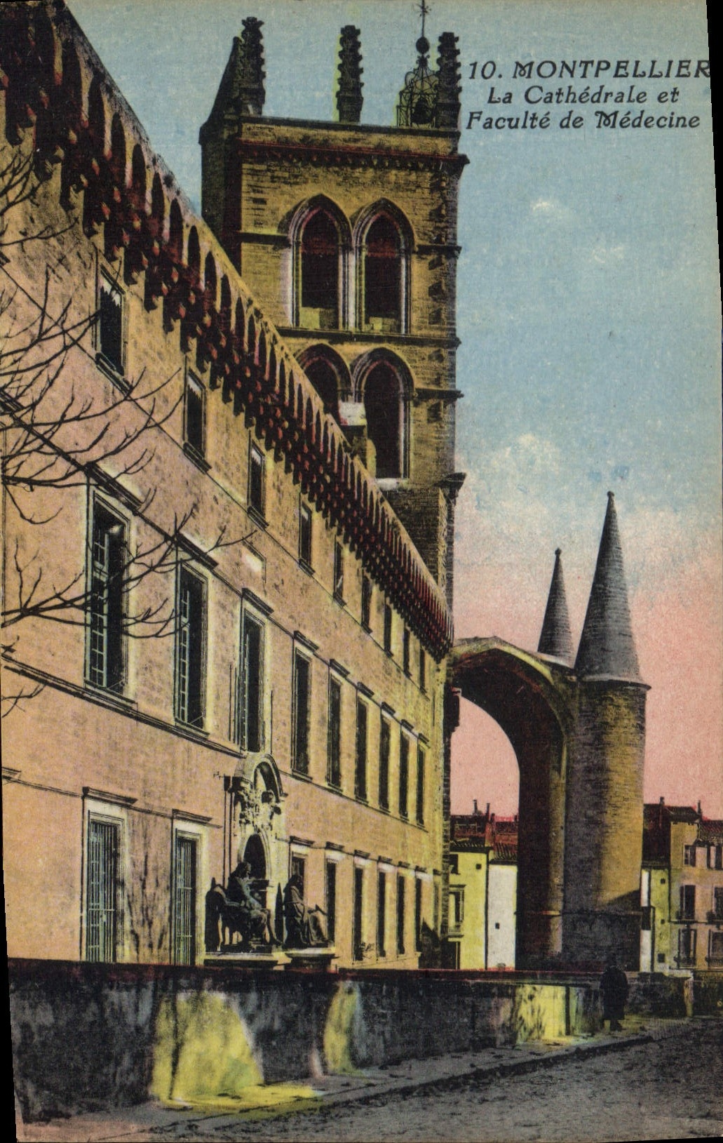 CPA Montpellier La Cathedrale et Faculte de Medecine