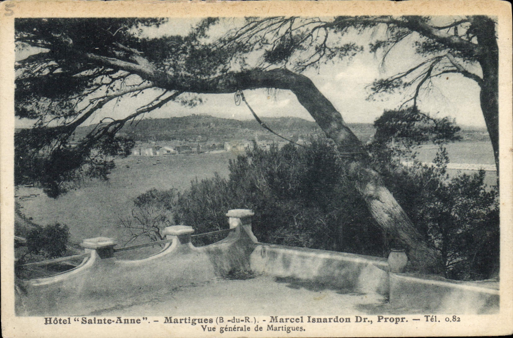 CPA Hotel Sainte Anne Martigues B du R Marcel Isnardon Dr Propr 