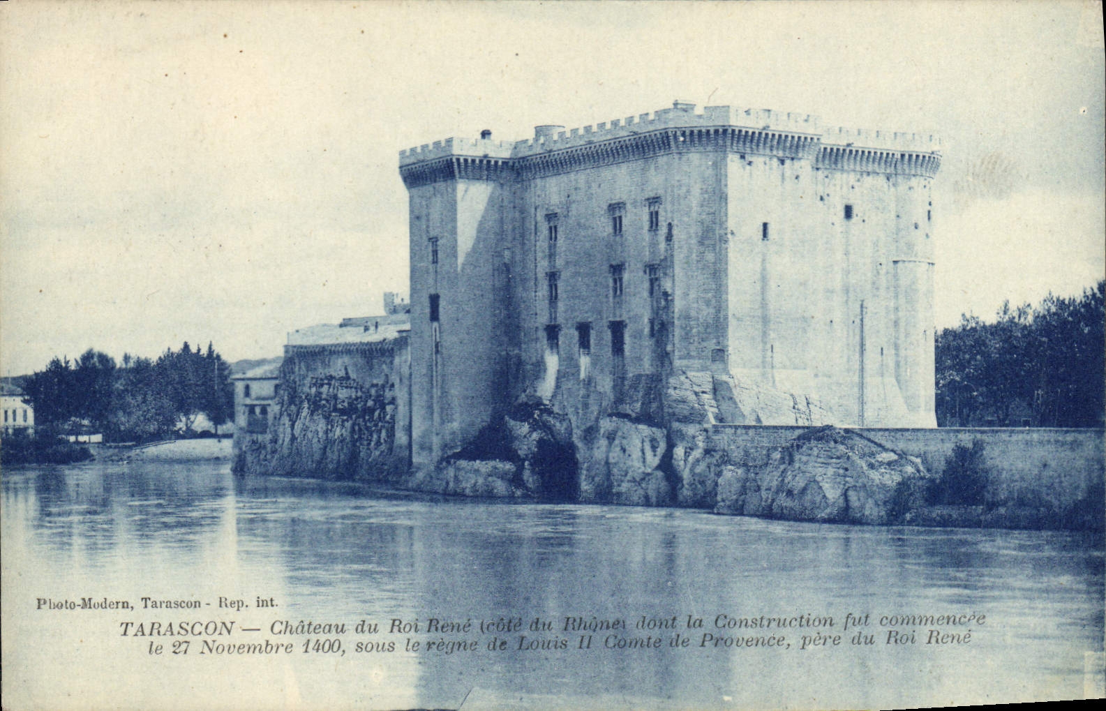 CPA Tarascon Chateau du Roi Rone 