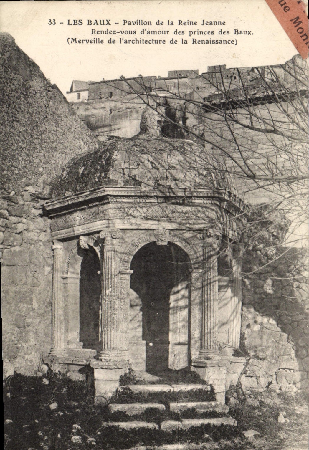CPA Les Baux Pavillon de la Reine Jeanne Rendez vous d'amour des princes des Baux 