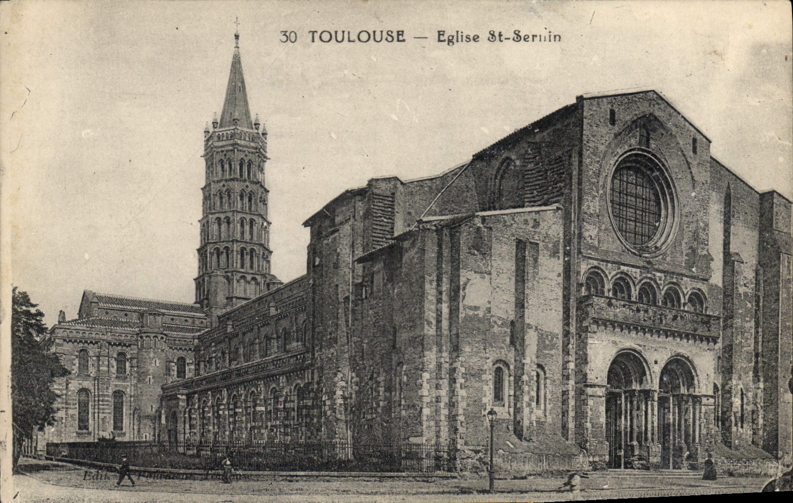 CPA Toulouse Eglise St Serhin 