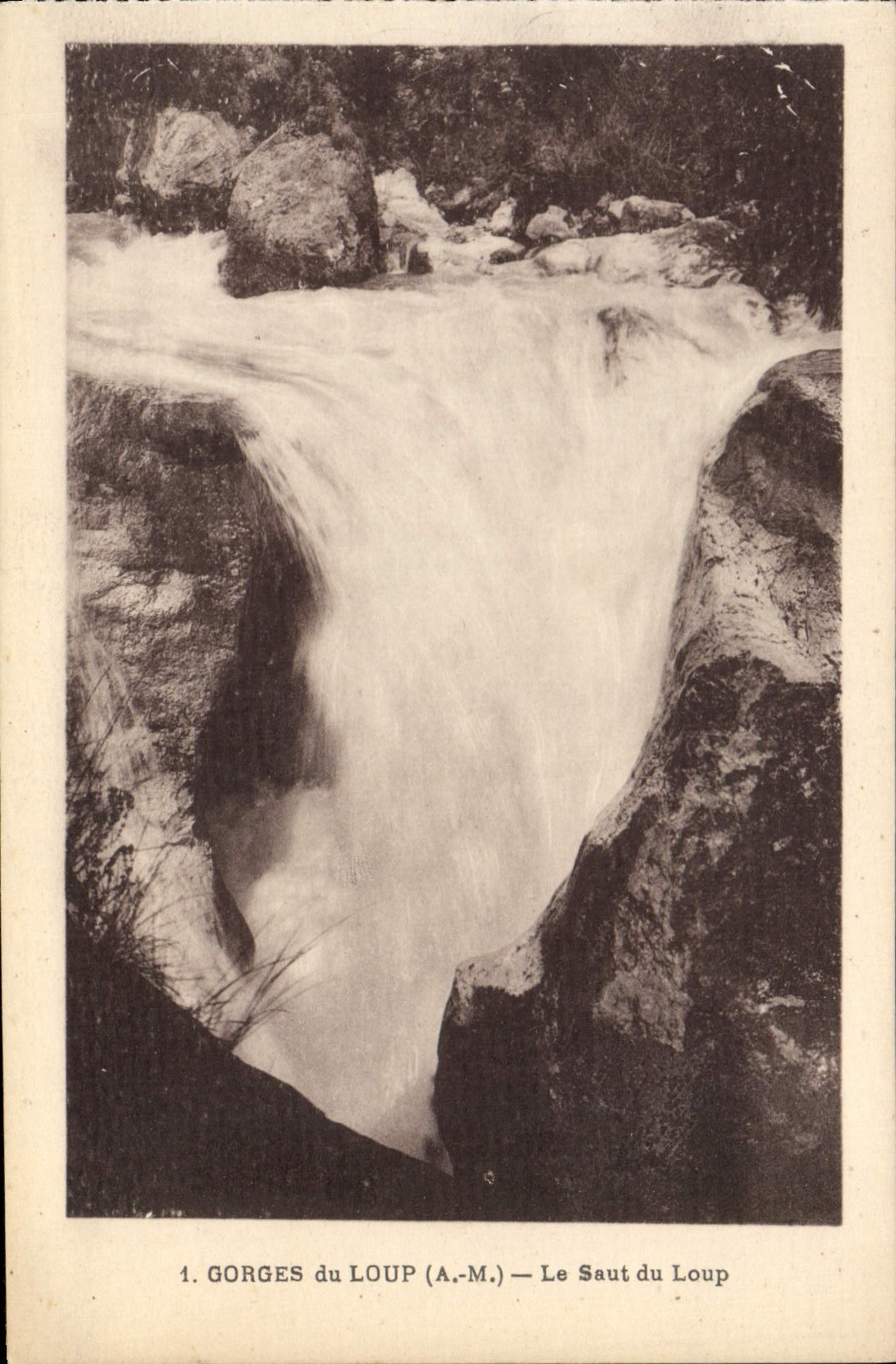 CPA Gorges du Loup AM Le Saut du Loup