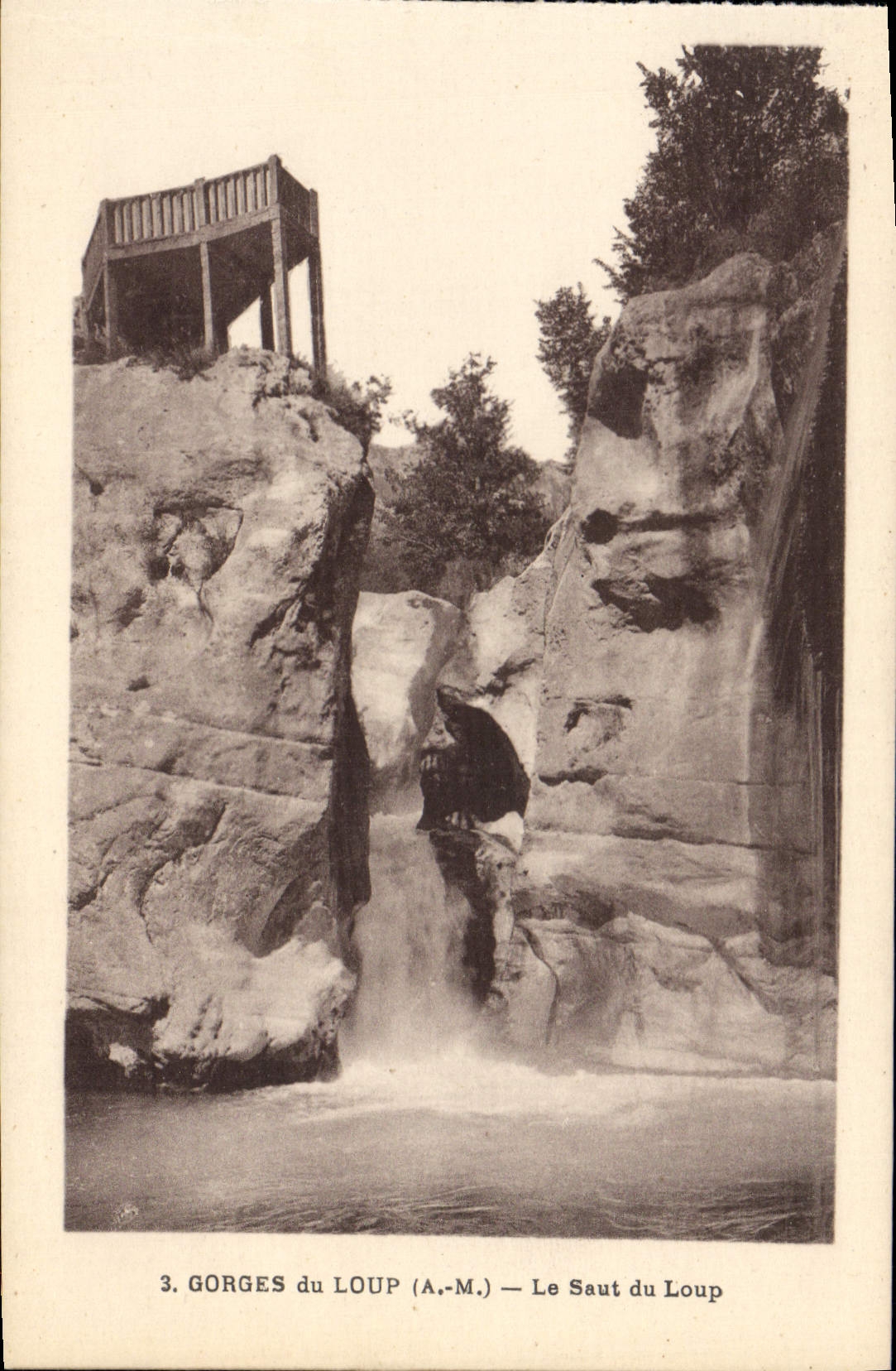 CPA Gorges du Loup AM Le Saut du Loup