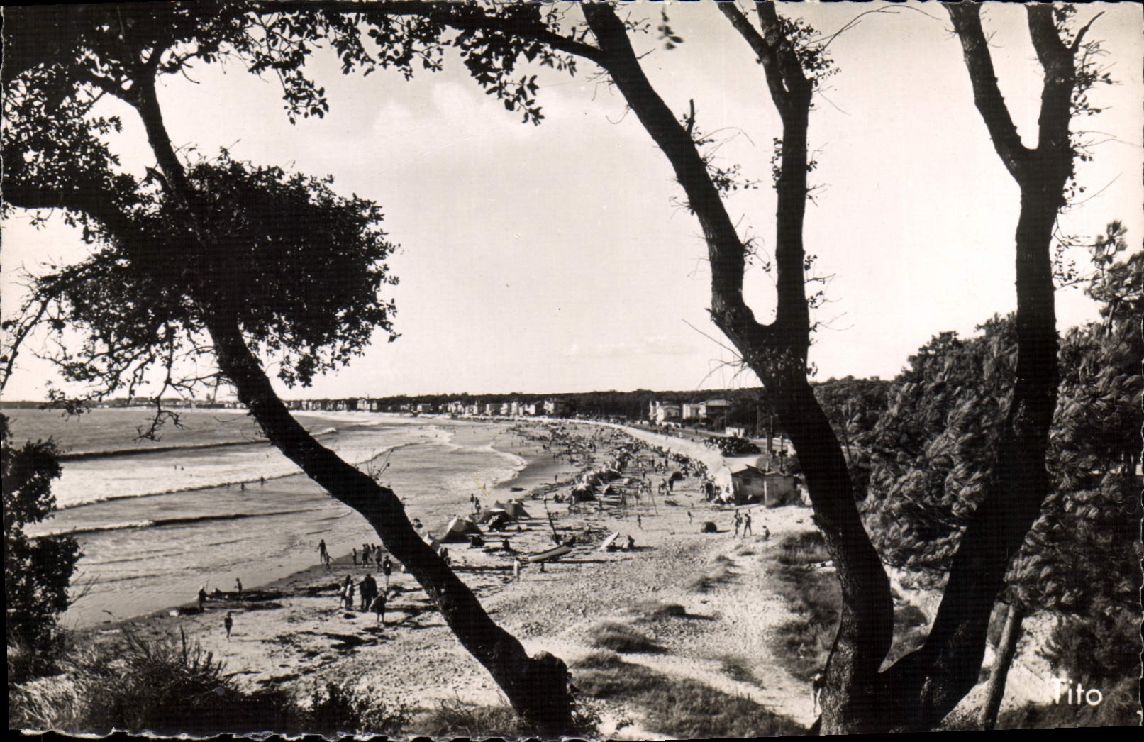 CPA La Plage de Vallieres 