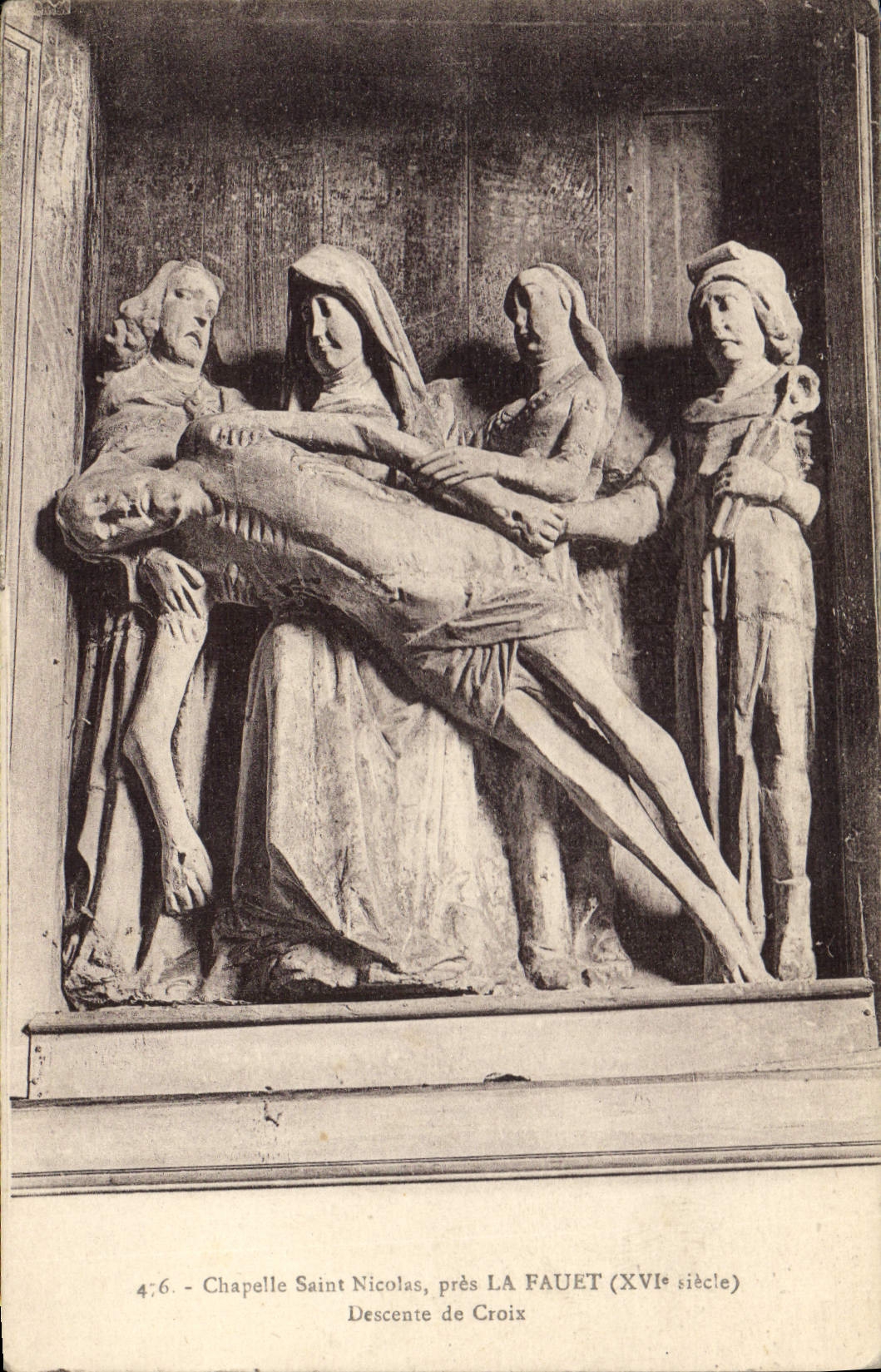 CPA Chapelle Saint Nicolas pres La Fauet XVI siecle Desconte de Crois
