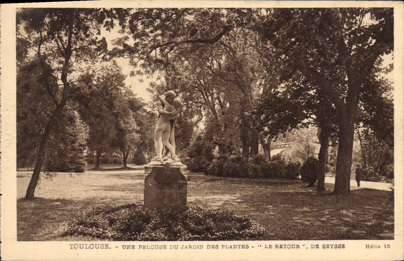 CPA Toulouse Une pelouse du Jardin des Plantes Le Retour de Seysse