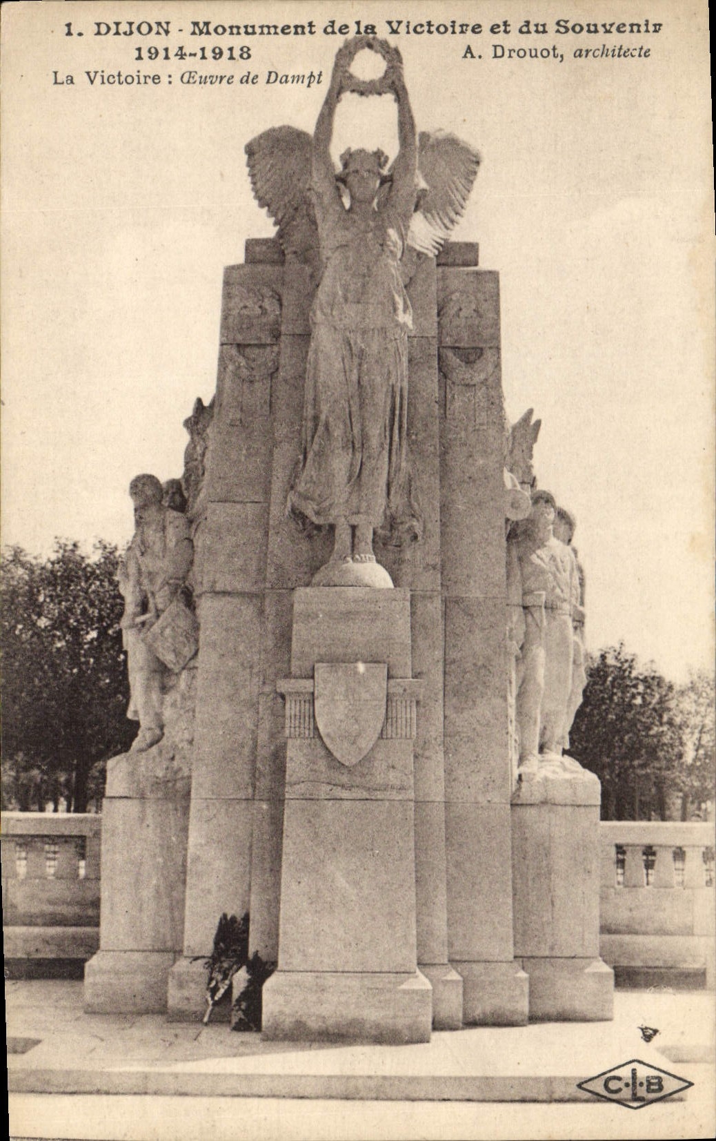 CPA Dijon Monument de la Victoire et du Souvenir 1914 1918 