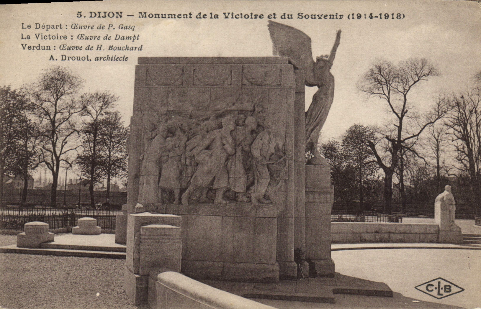 CPA Dijon Monument de la Victoire et du Souvenir 1914 1918 