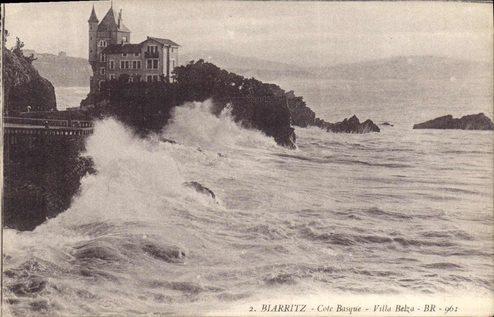 CPA Biarritz Cote Basque Villa Belza 