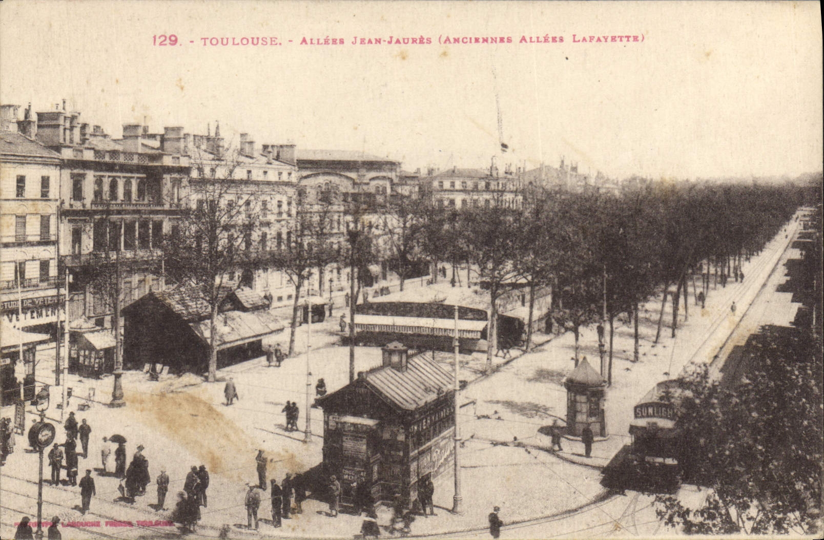 CPA Toulouse Alleen Jean Jauree (Ancienne alleen Lafatatte)