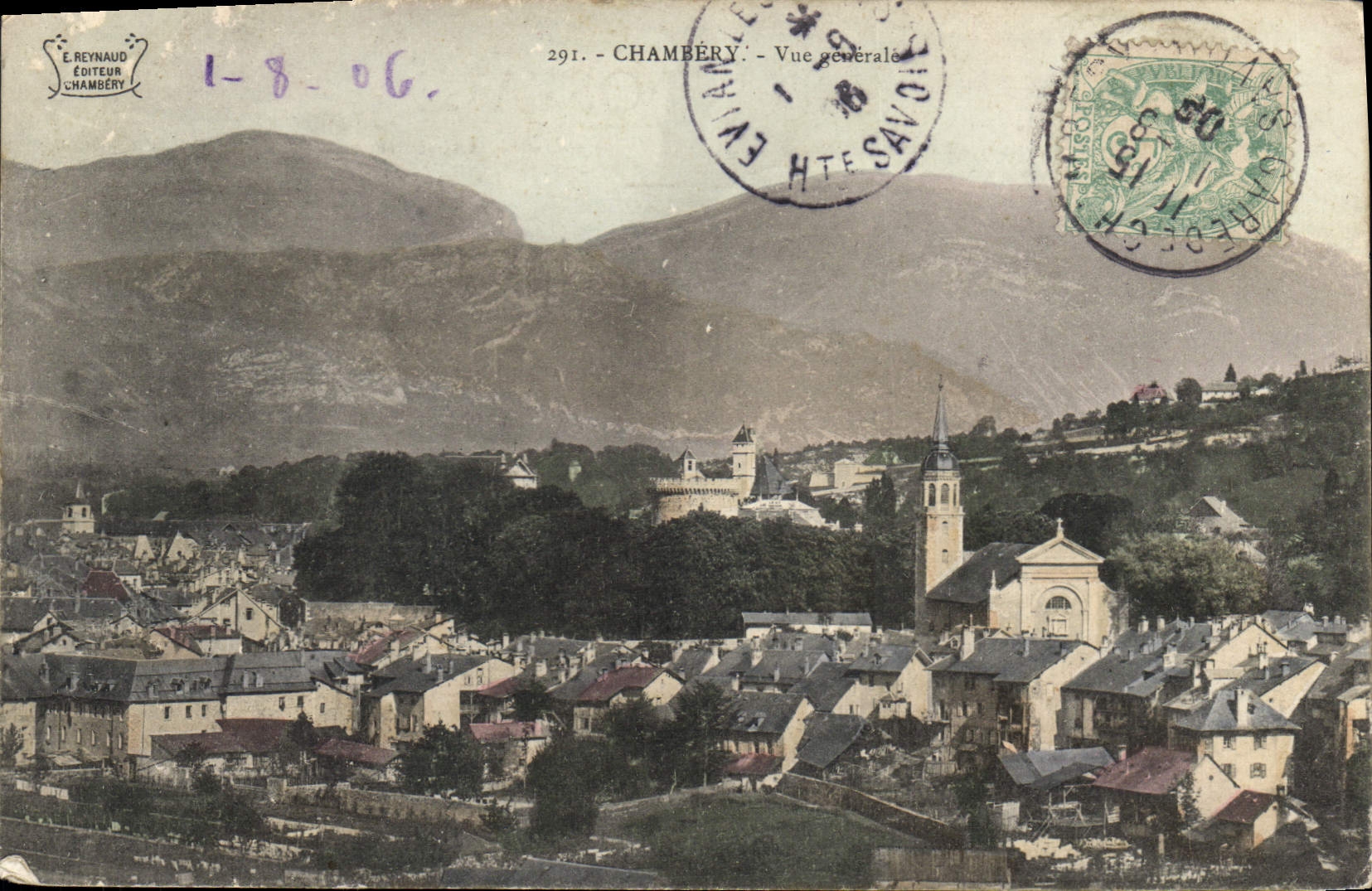 CPA Chambery Vue generale