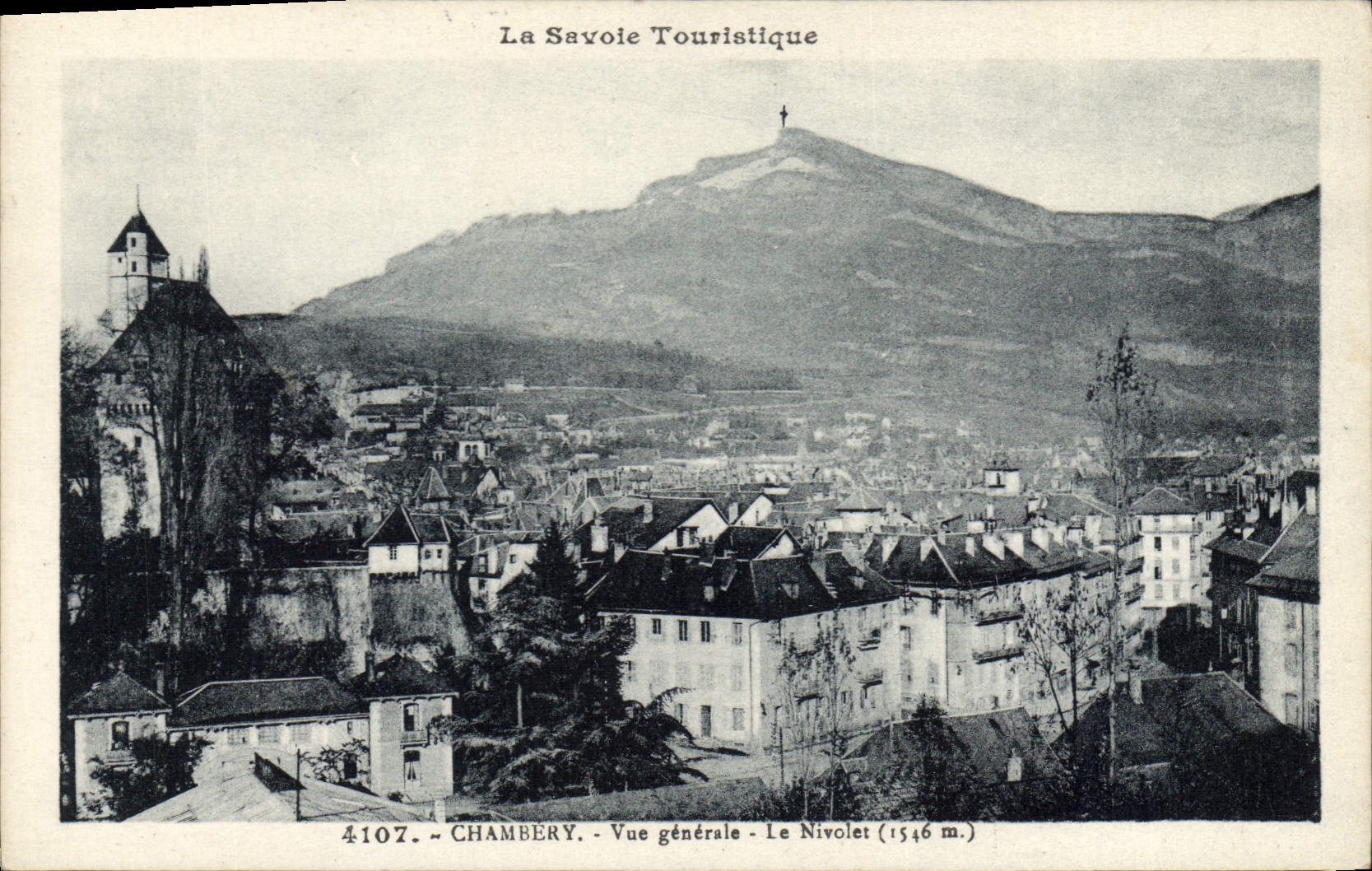 CPA Chambery Vue generale Le Nivolet (1546 m)