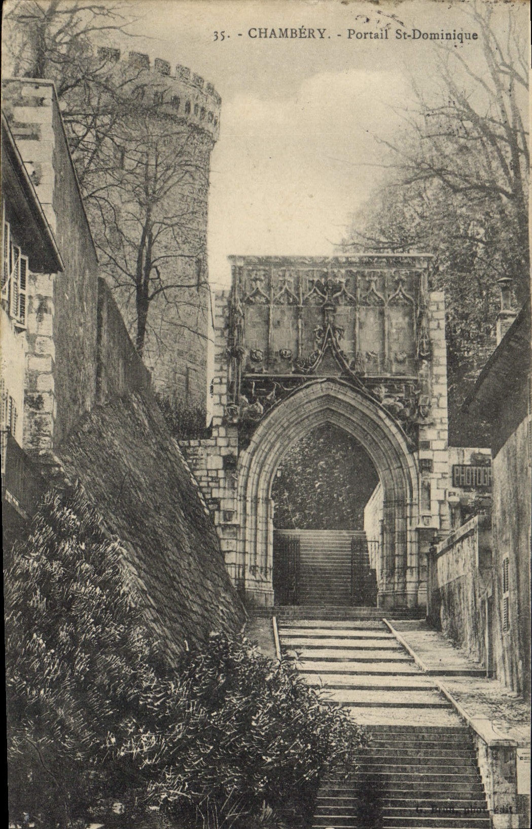 CPA Chambery Portail St Dominique