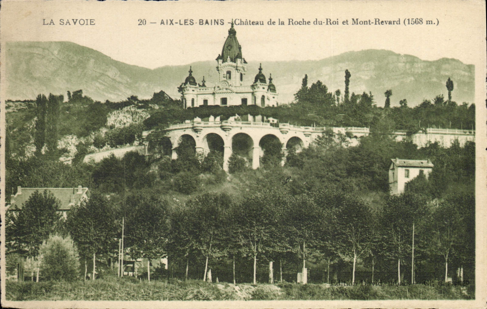 CPA Aix les Bains Chateau de la Roche du Roi et Mont Revars (1568 m)